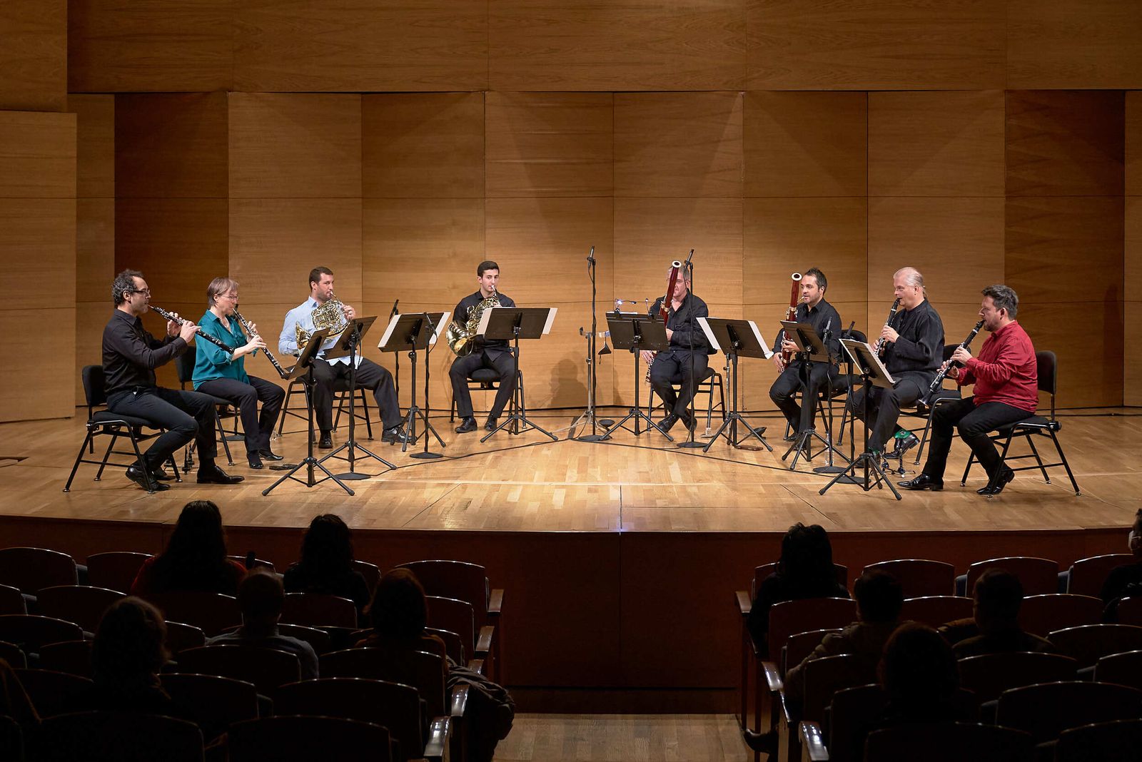 El octeto de la ROSS en la Sala Turina.