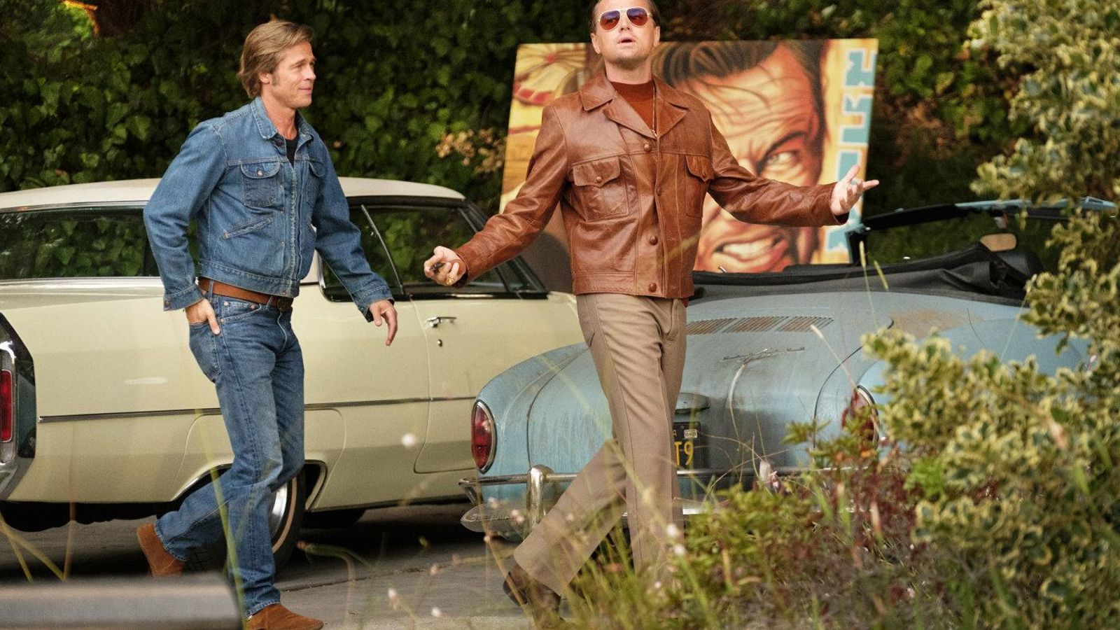 Brad Piit y Leonardo DiCaprio, en 'Érase una vez...'. Brad Piit y Leonardo DiCaprio, en 'Érase una vez...'.