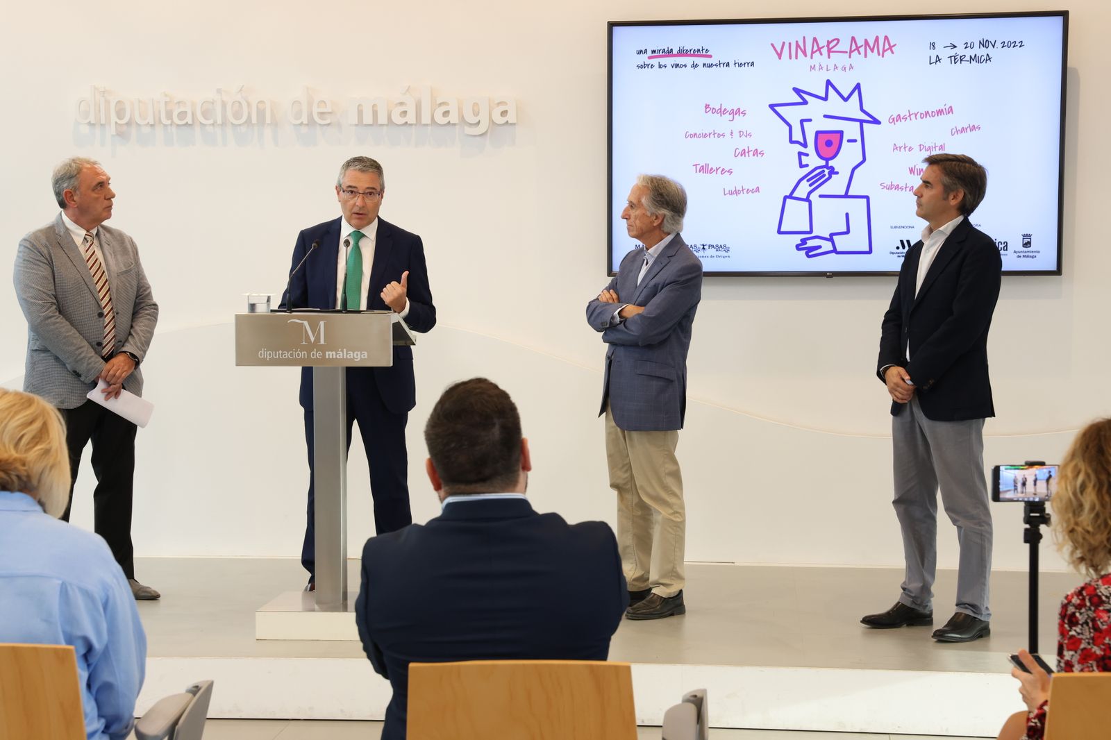 Presentación de Vinarama, que unirá cultura, sostenibilidad y gastronomía en torno al vino.