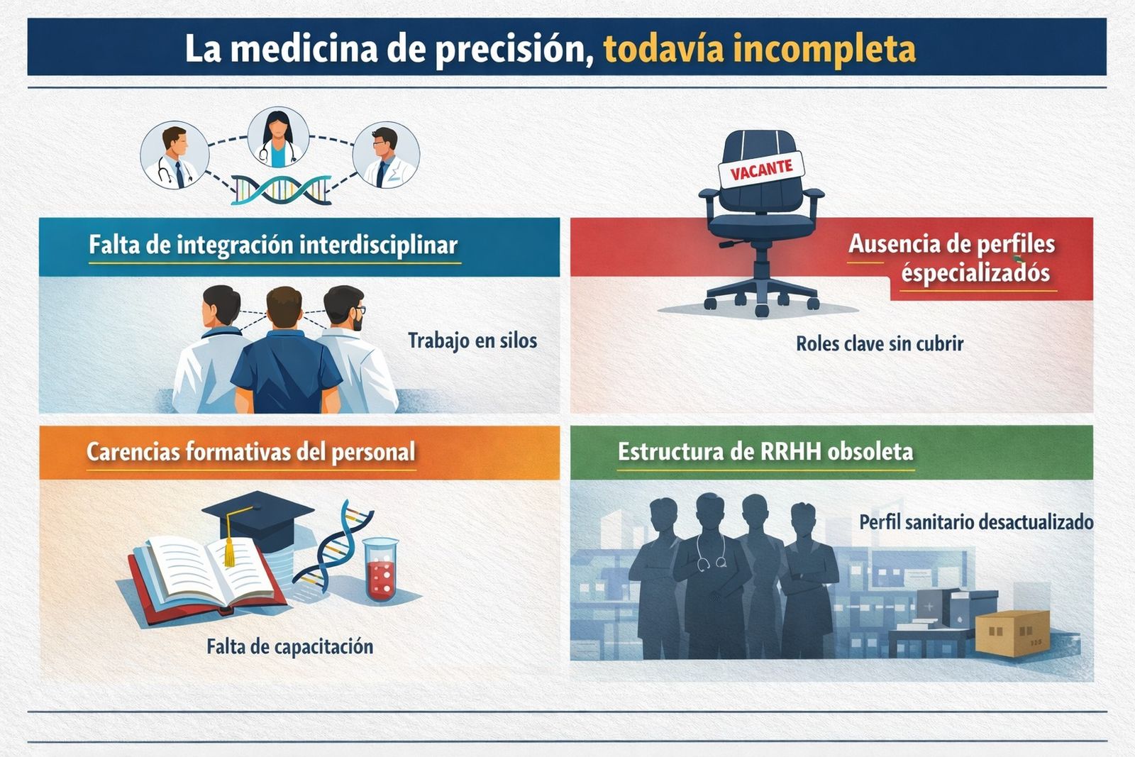 Esquema de la medicina de precisión, todavía incompleta