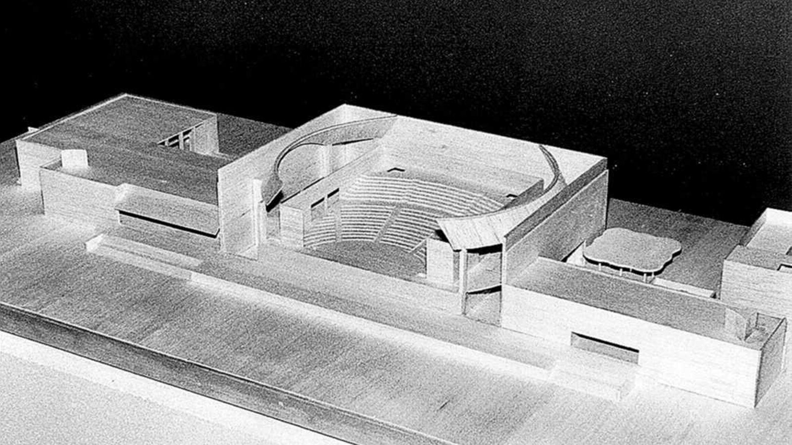 Maqueta del Palacio de Congresos en el Campo de las Balas.