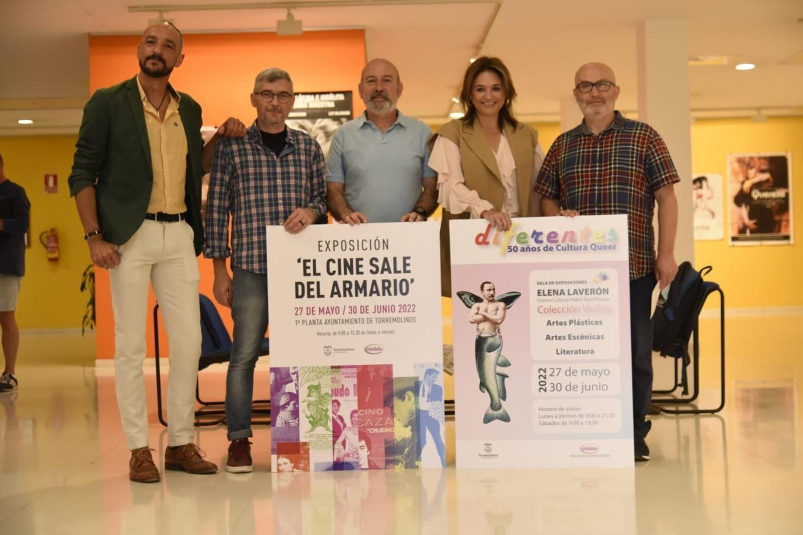 El acto de inauguración de la muestra 'El cine sale del armario', en Torremolinos.