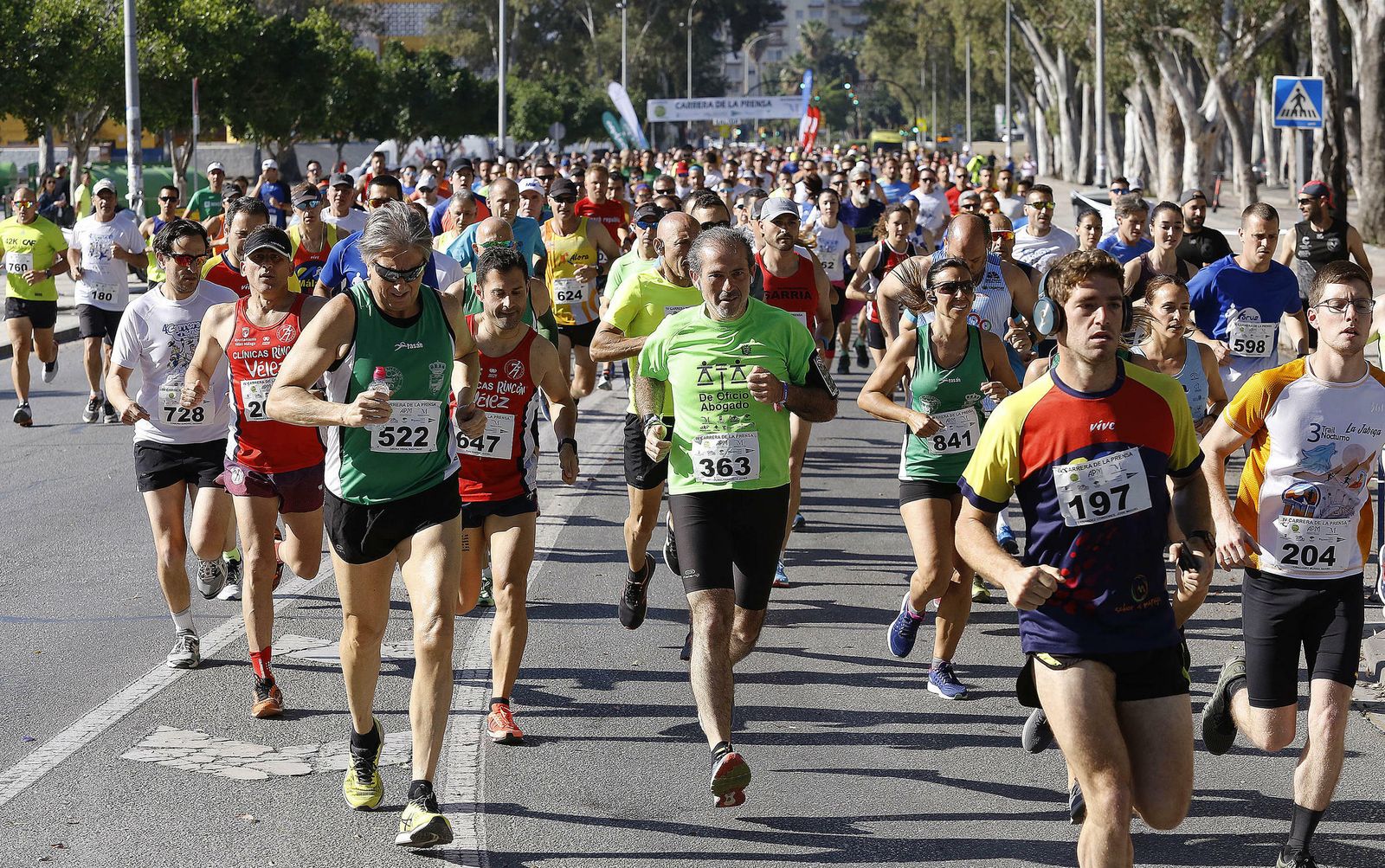 Las mejores fotografías de la Carrera de la Prensa de Málaga de 2019