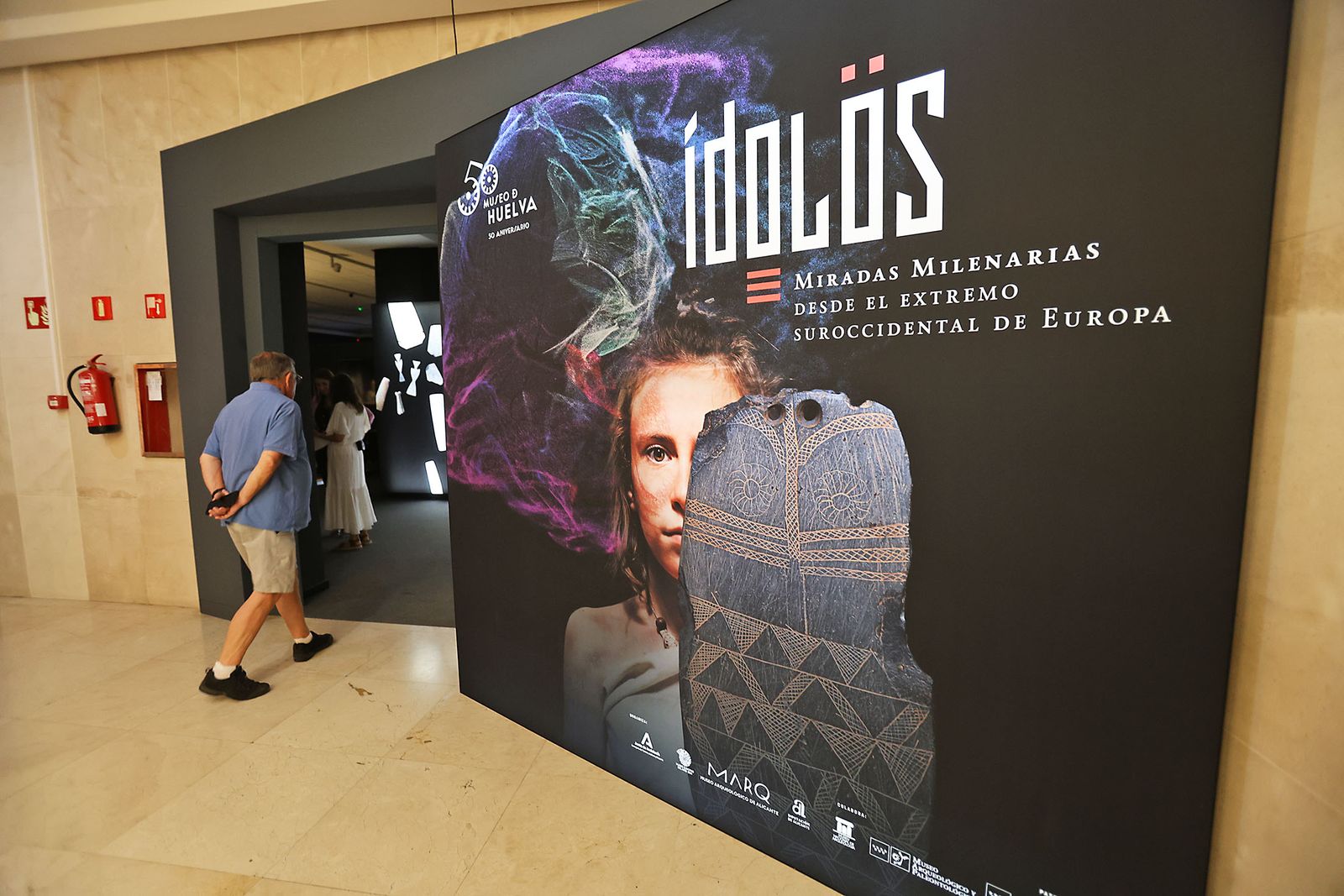 Imágenes de la clausura de la exposición 'Ídolos. Miradas milenarias desde el extremo suroccidental de Europa'