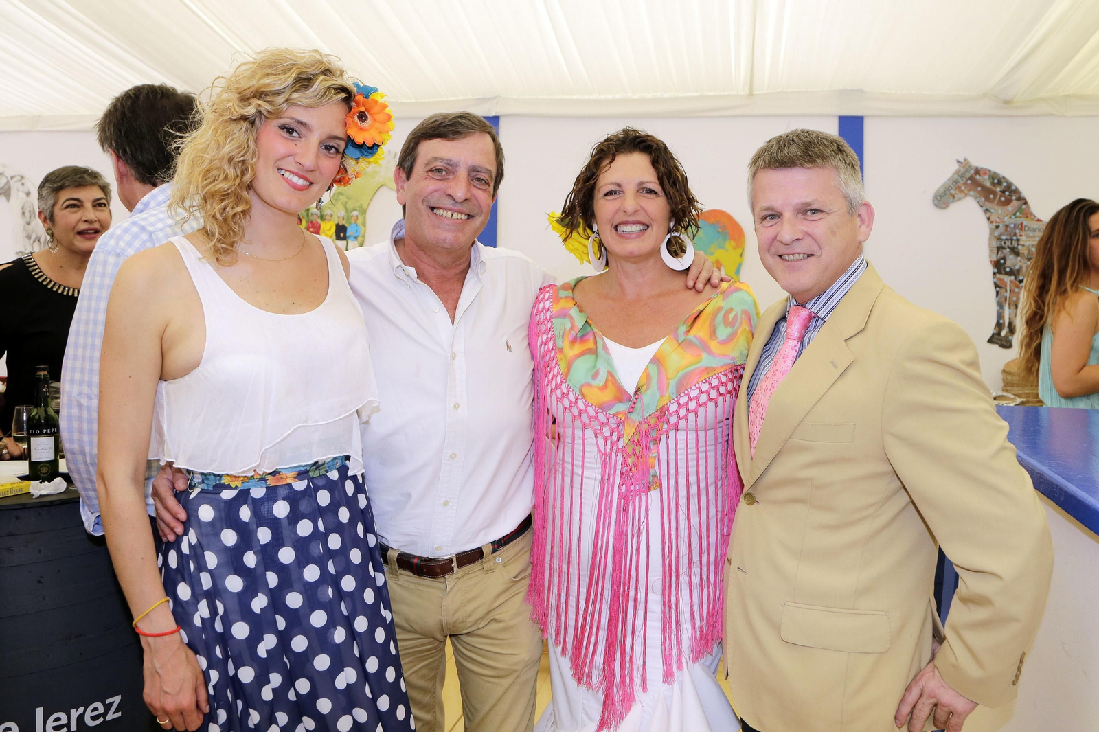 Teresa Macías, Chela González, Javier Alcalde y Agustín Rodríguez.