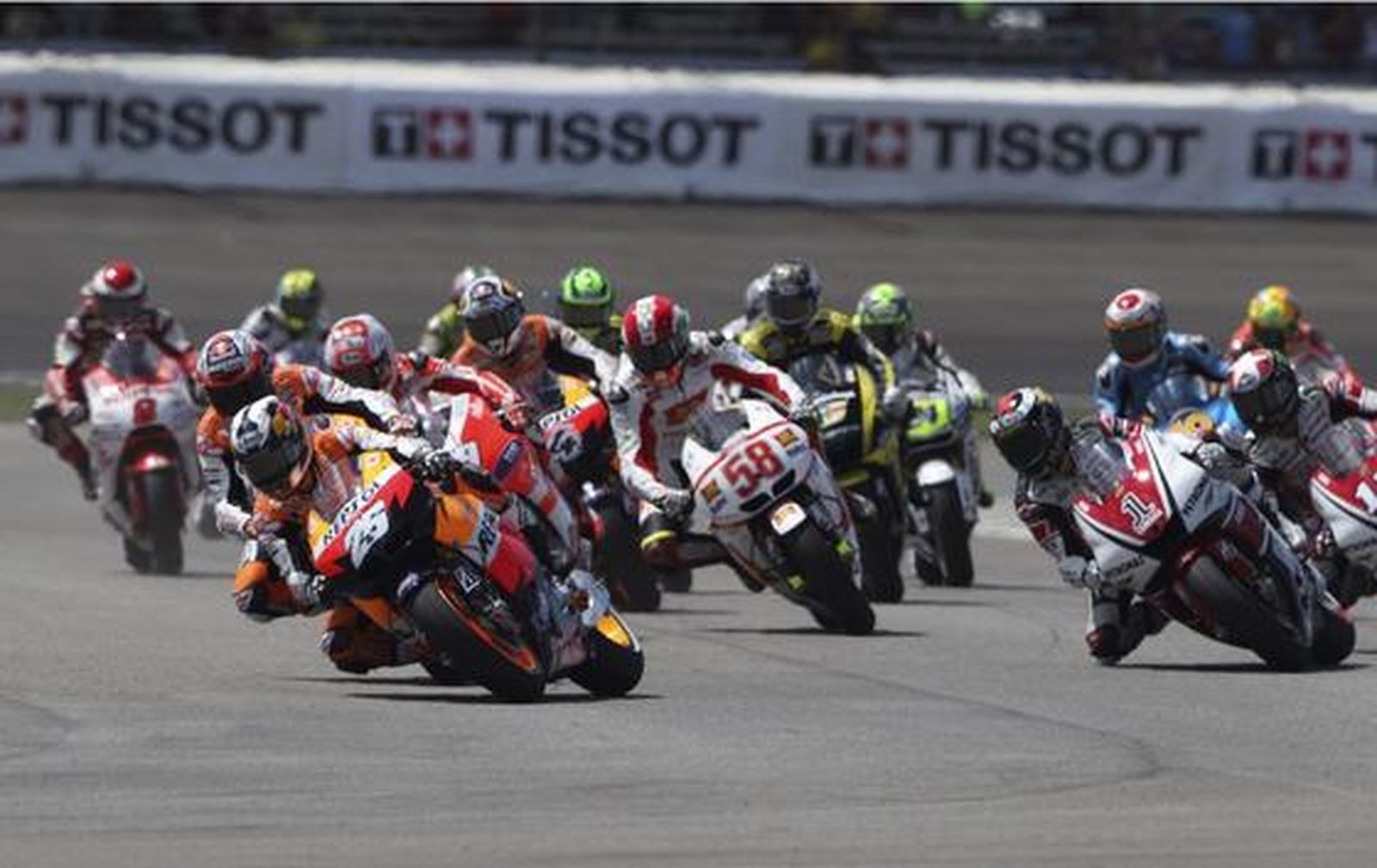 Salida de MotoGP.

Foto: efe