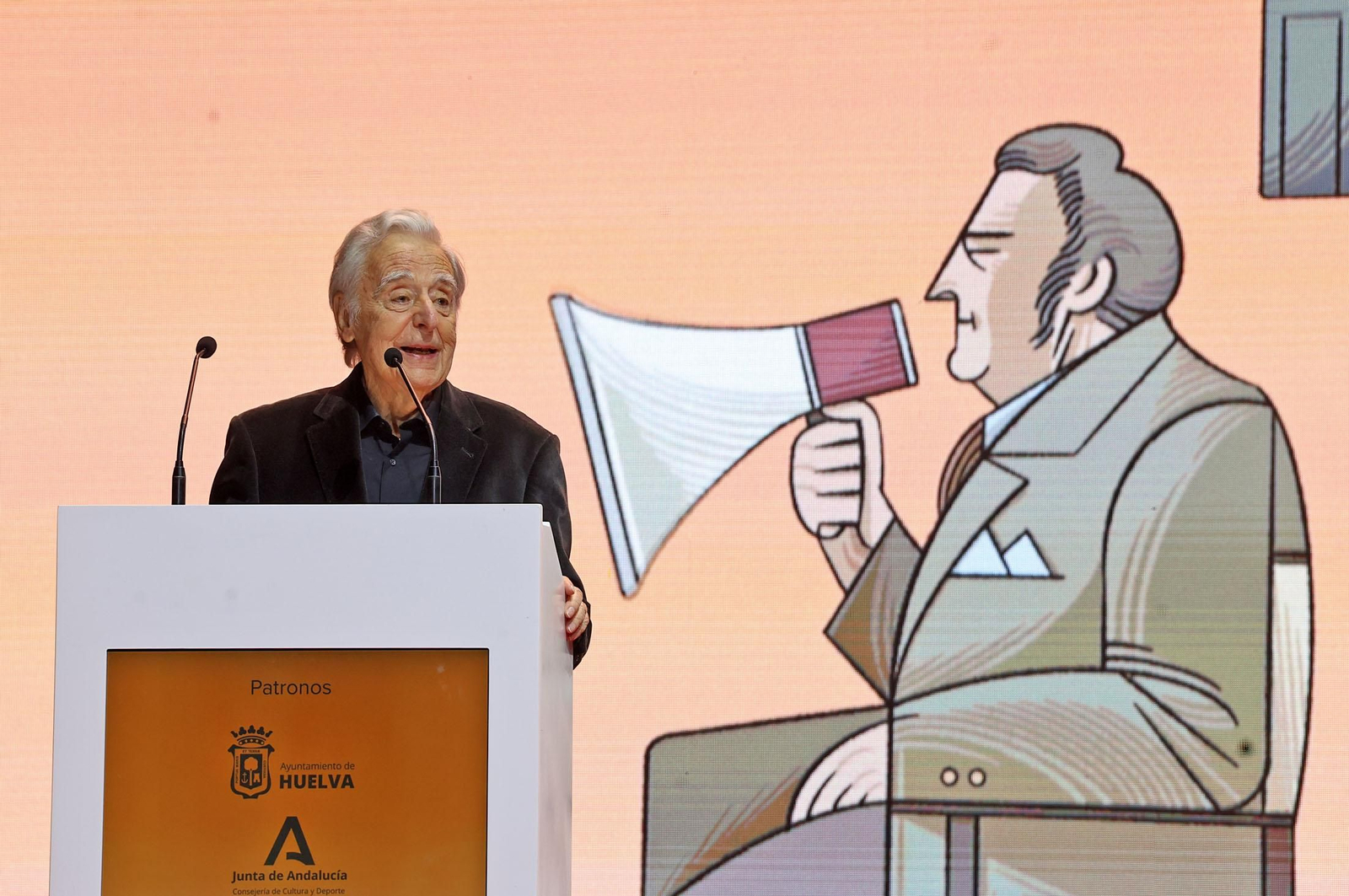 Imágenes de la gala de clausura de la 50 edición del Festival de Huelva Cine Iberoamericano con la entrega del Colón de Oro a la película 'Retrato de um certo oriente' y el Premio Ciudad de Huelva al actor José Coronado