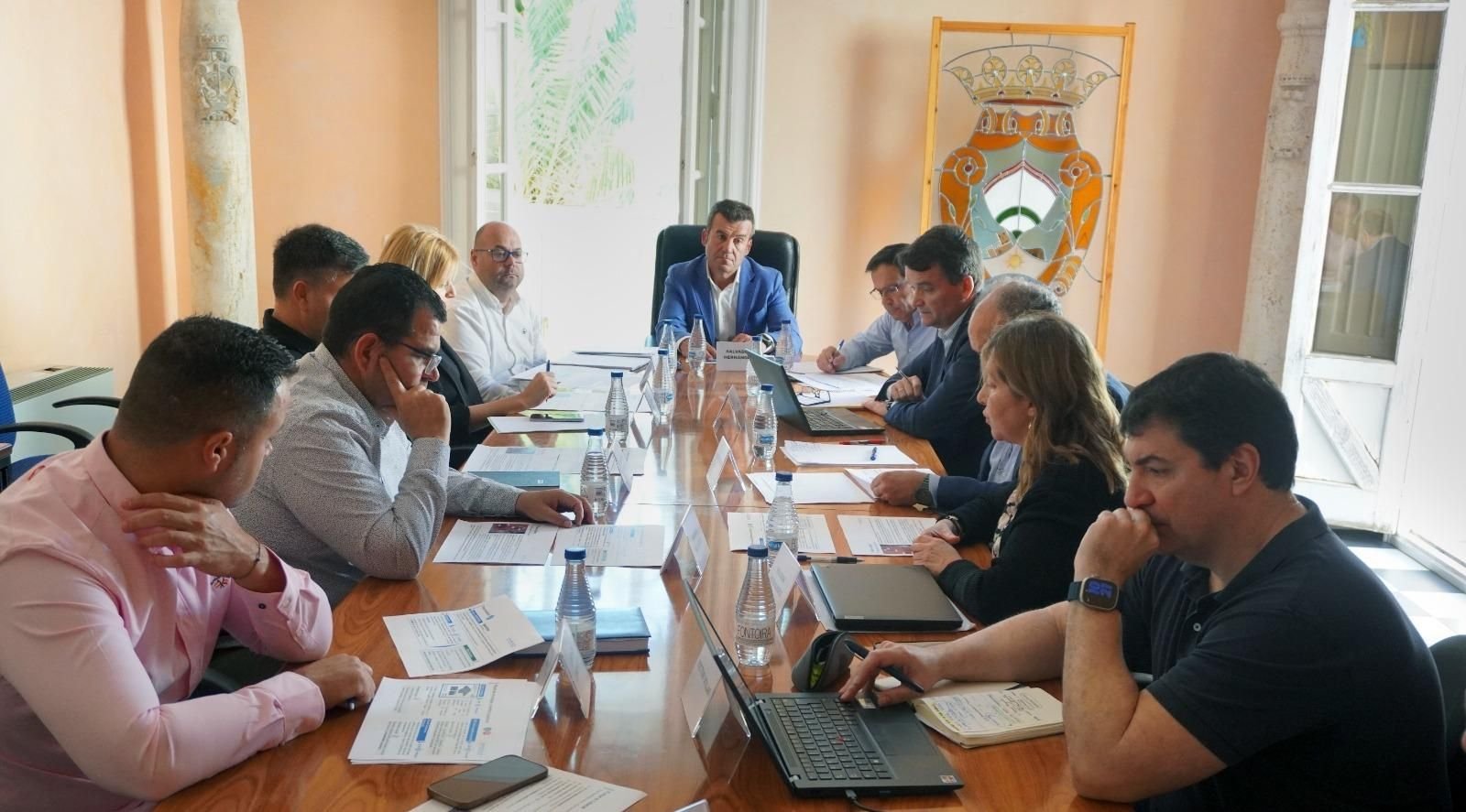 Momento de la reunión.