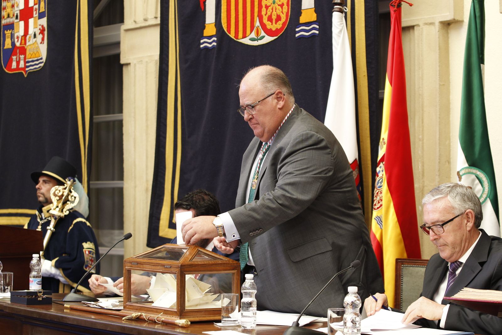 Pleno investidura Presidente Diputación de Almería. Javier Aureliano García