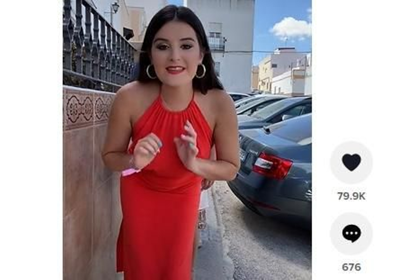 Un fotograma del vídeo viral que arrasa en Tik Tok.