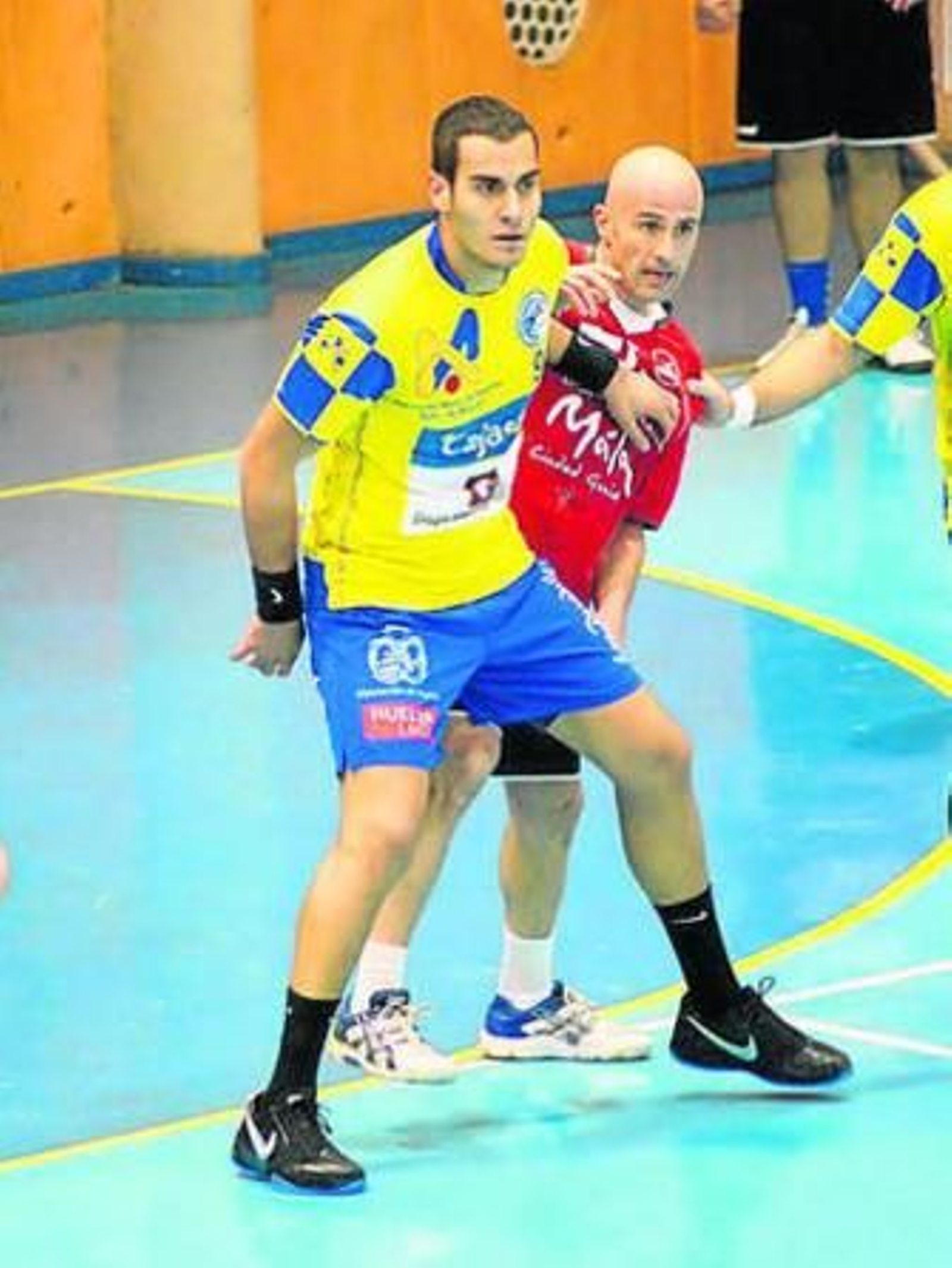 El pivote del PAN, en acción durante un encuentro.