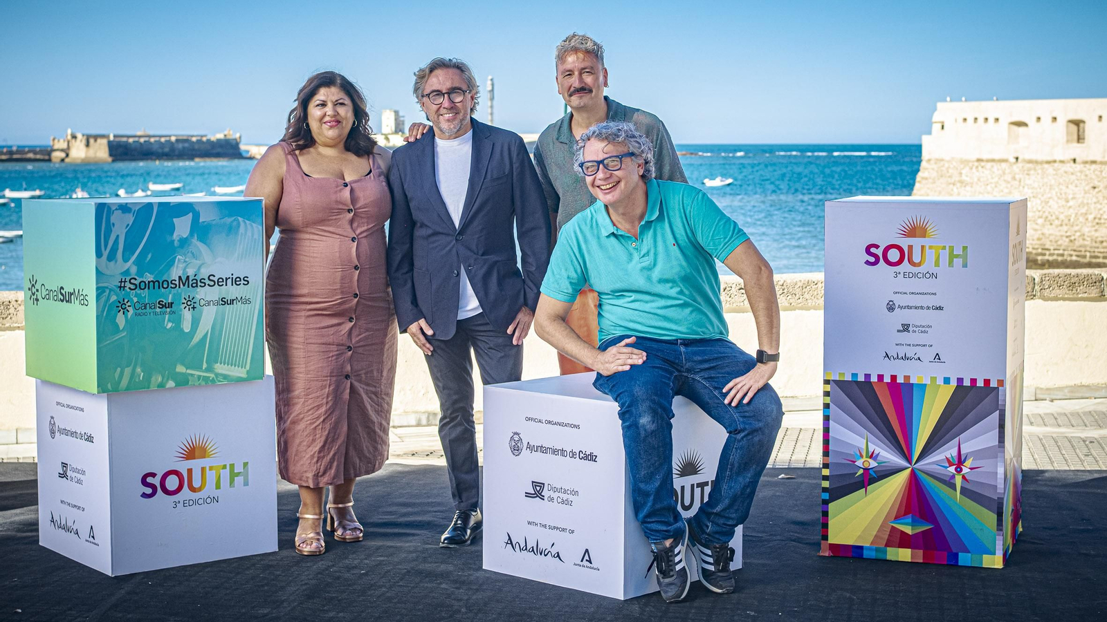 Las imágenes del photocall del domingo 14 del South Series Festival en La Caleta de Cádiz