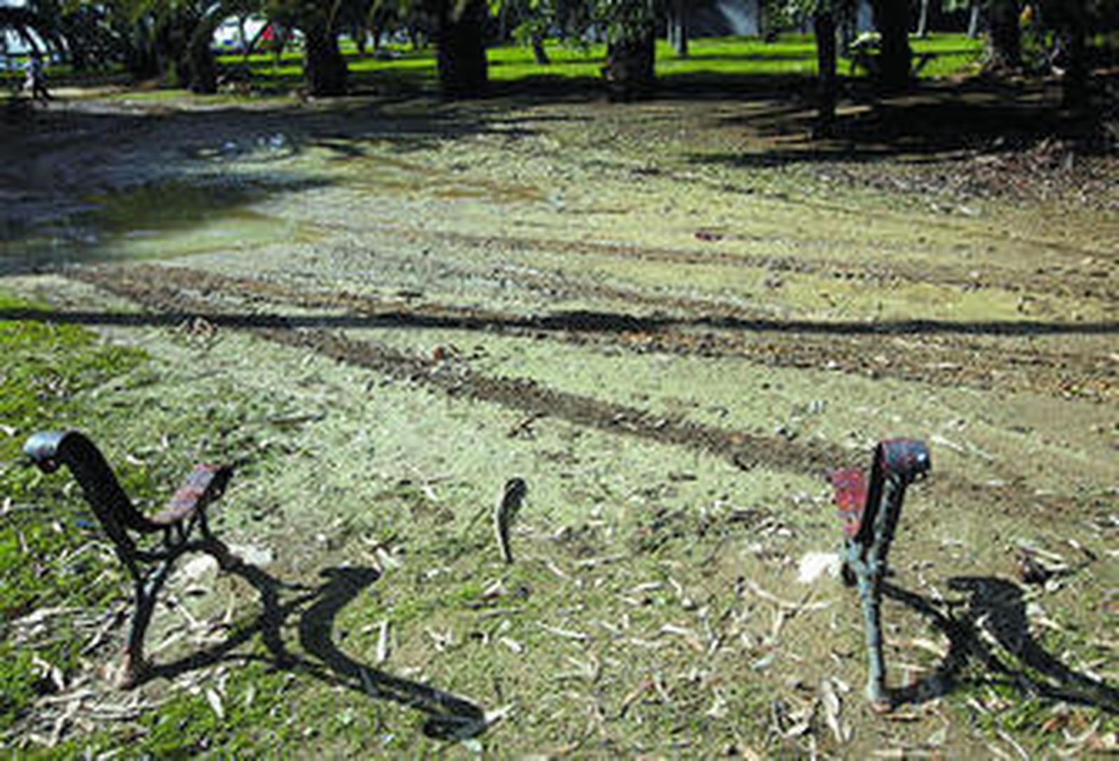 El parque Princesa Sofía, abandonado