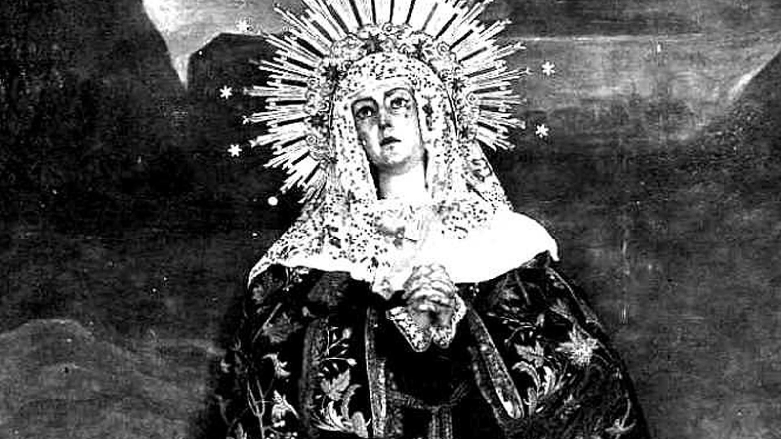 La Virgen de las Aguas con las manos realizadas por Cristóbal Ramos