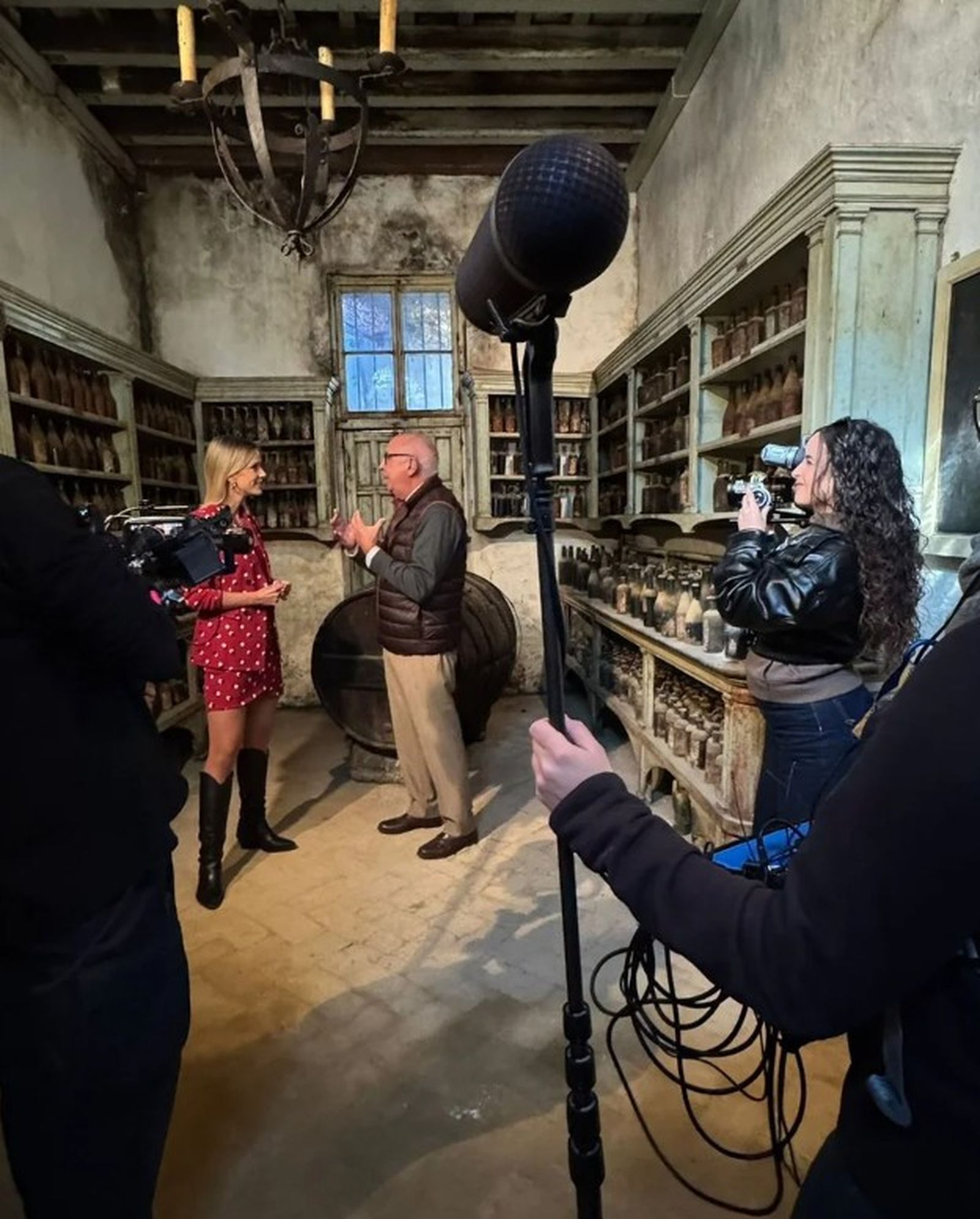 Con Antonio Flores en González Byass.