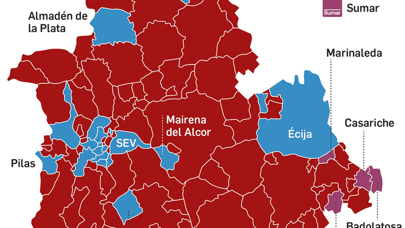 Resultado de las elecciones de 2023. Fuente: Gobierno de España.