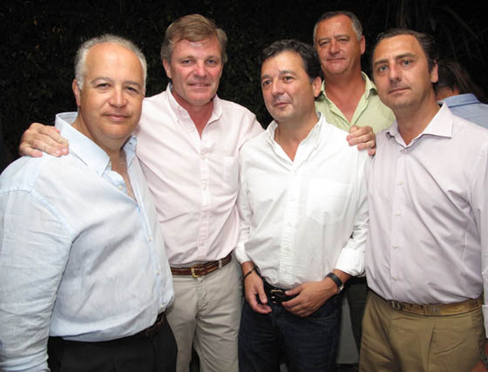 Manuel Sánchez-Megías, Carlos Medina, Federico García-Corona, barón de La Puebla Tornesa; Alfredo Moreno del Camino y Julián García-Borbolla.

Foto: Victoria Ramírez