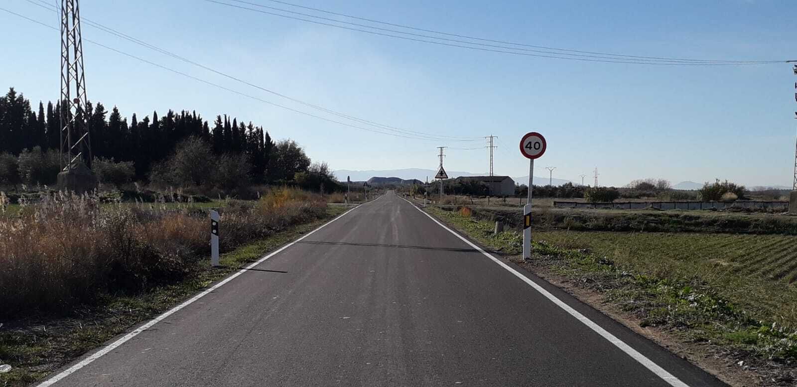 La nueva carretera transcurre por plena Vega