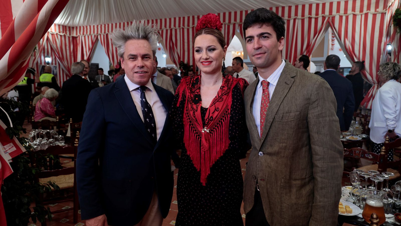 Manuel Cristóbal, Minerva Salas y Luis Ybarra.