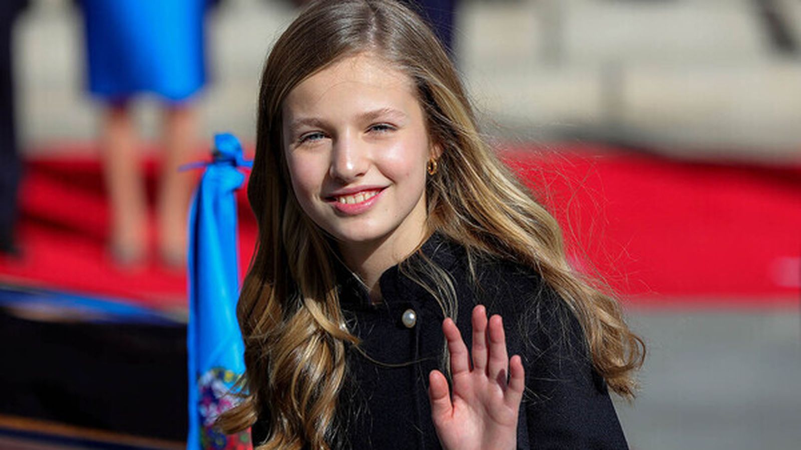 Primer plano de Leonor.