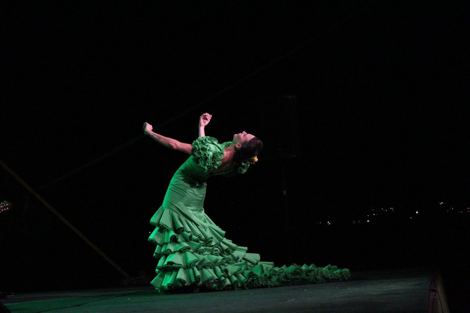 La bailaora Lucía Álvarez  "La  Piñona".