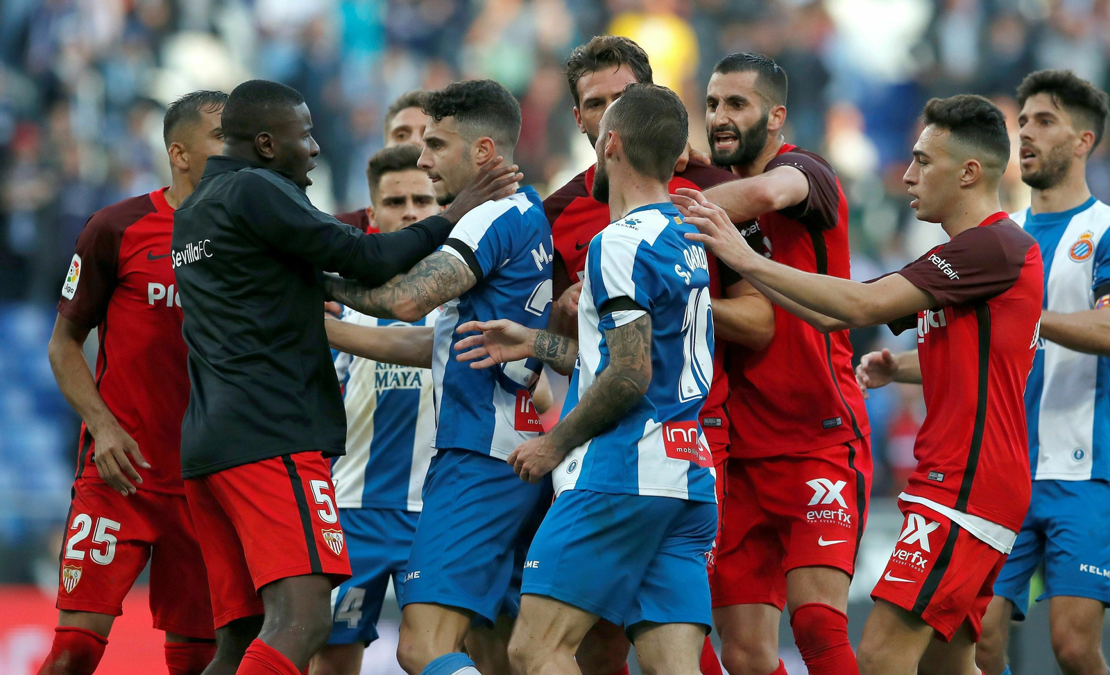 El Espanyol-Sevilla, en imágenes