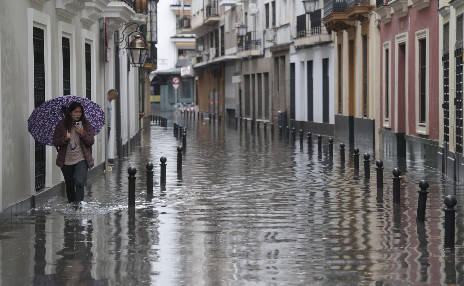El centro de Sevilla anegado, todas las fotos.
