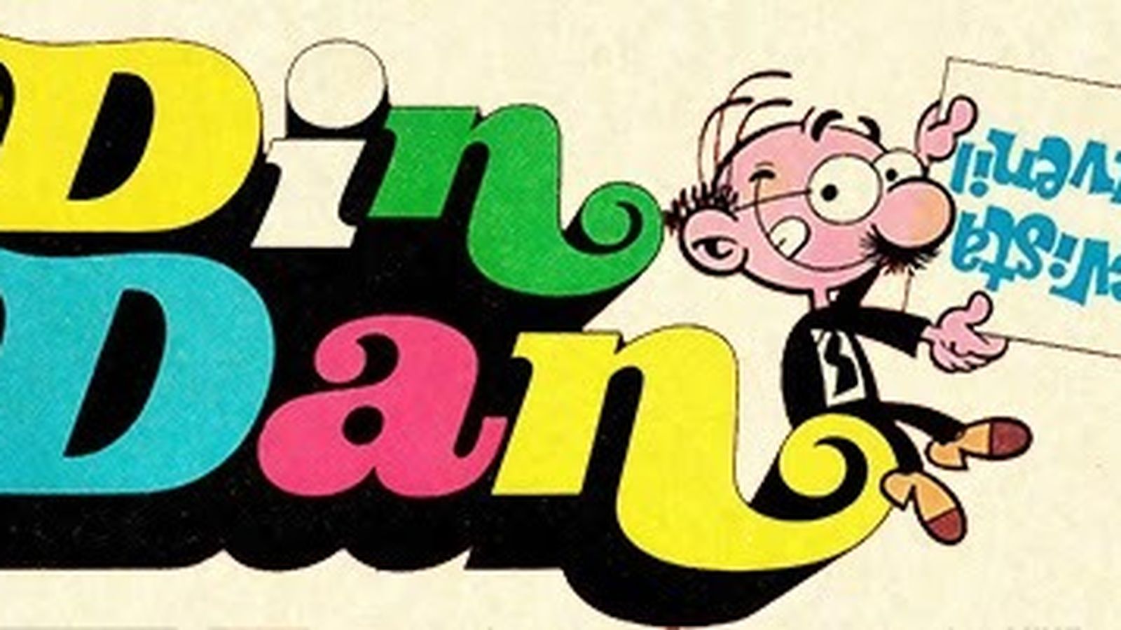 Cabecera de la revista 'Din Dan' en los años 70