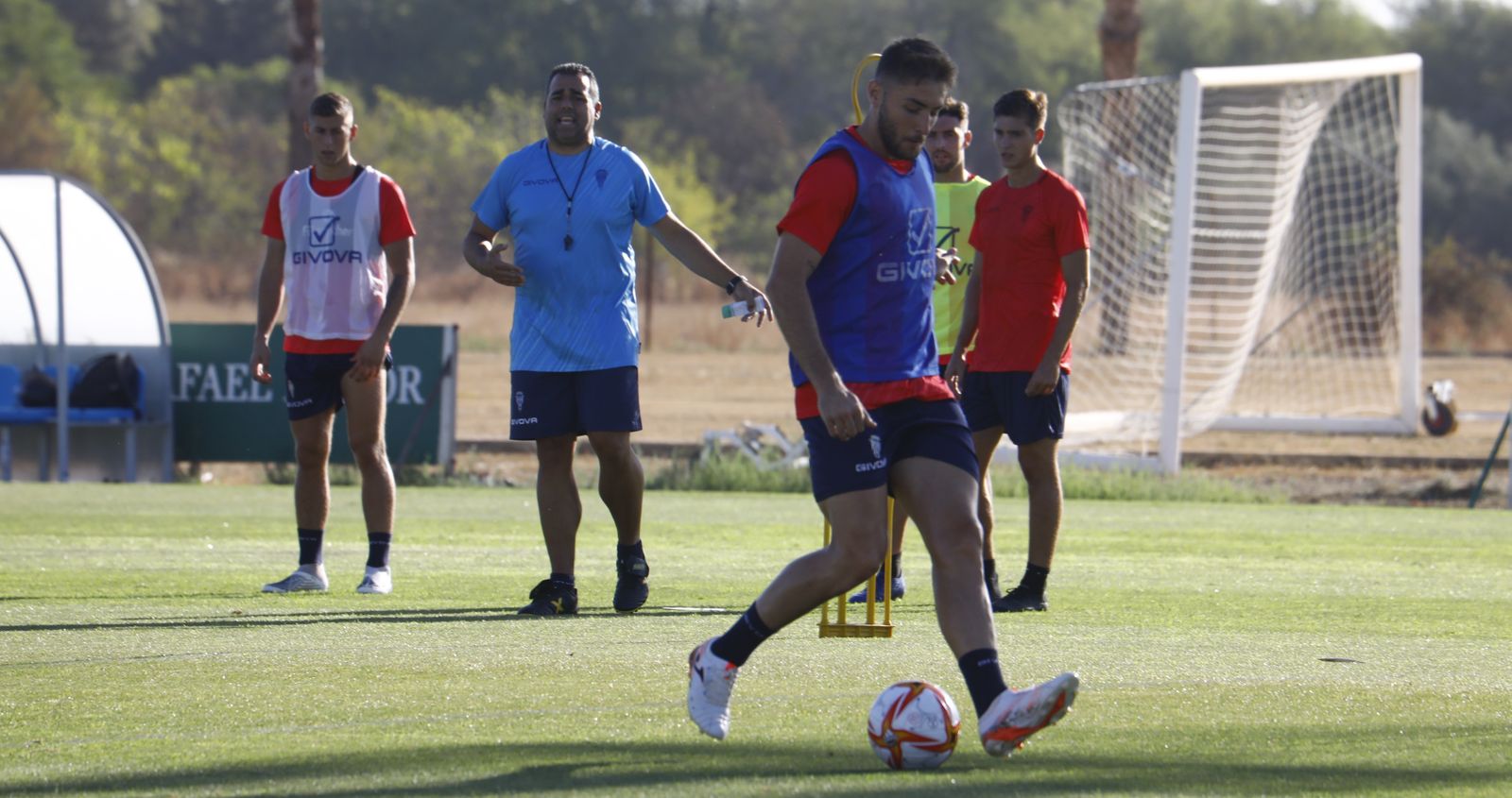 Antonio Casas, durante una sesión de entrenamiento en la Ciudad Deportiva.