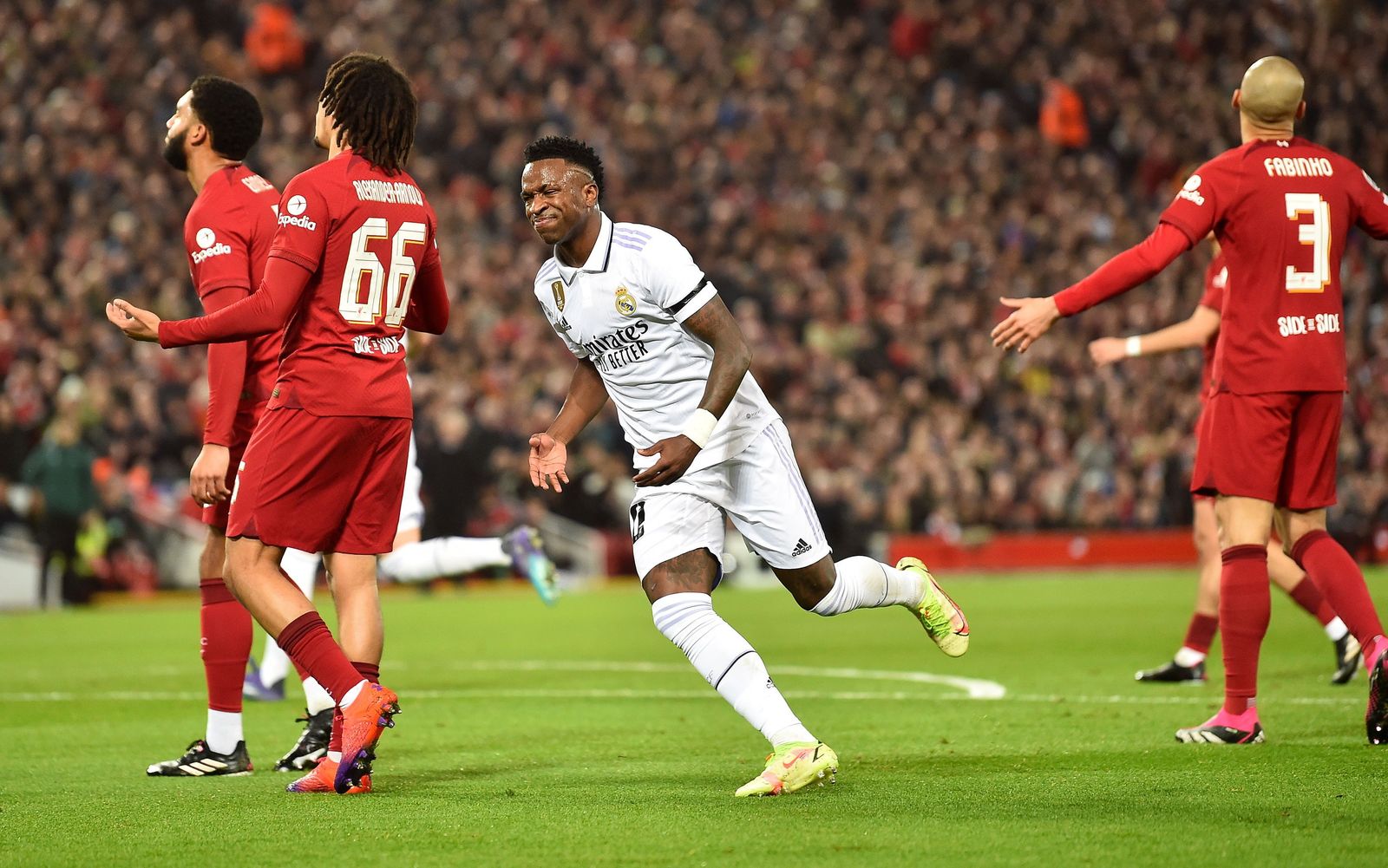 Las fotos de la remontada del Real Madrid al Liverpool