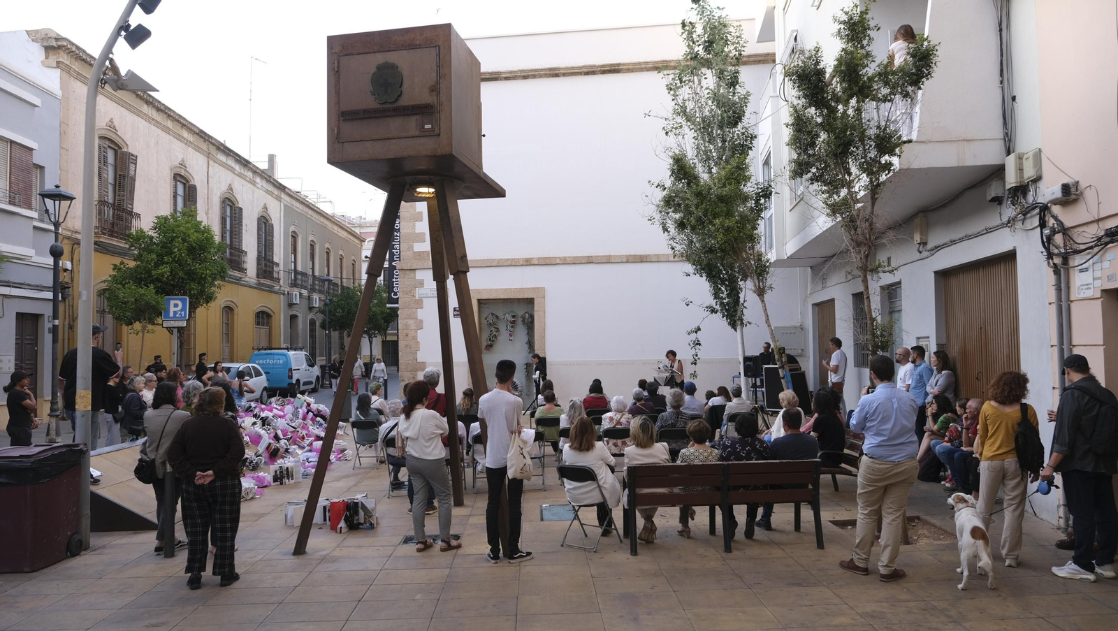 Imágenes de la Noche en Blanco, en Almería