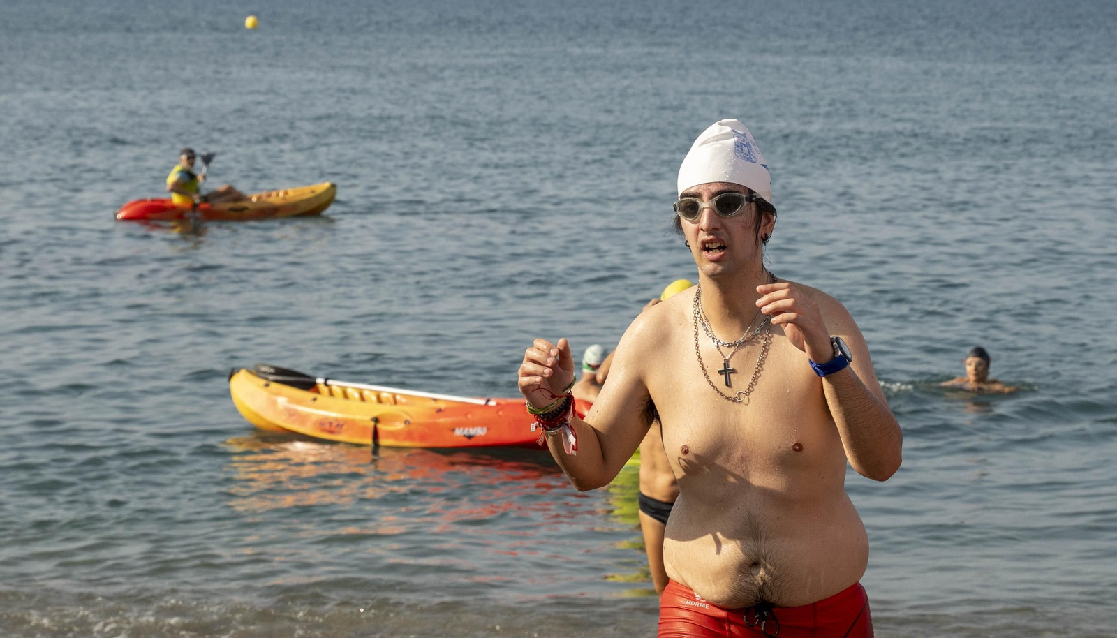 Travesía a nado Carlos Tejada de Almería