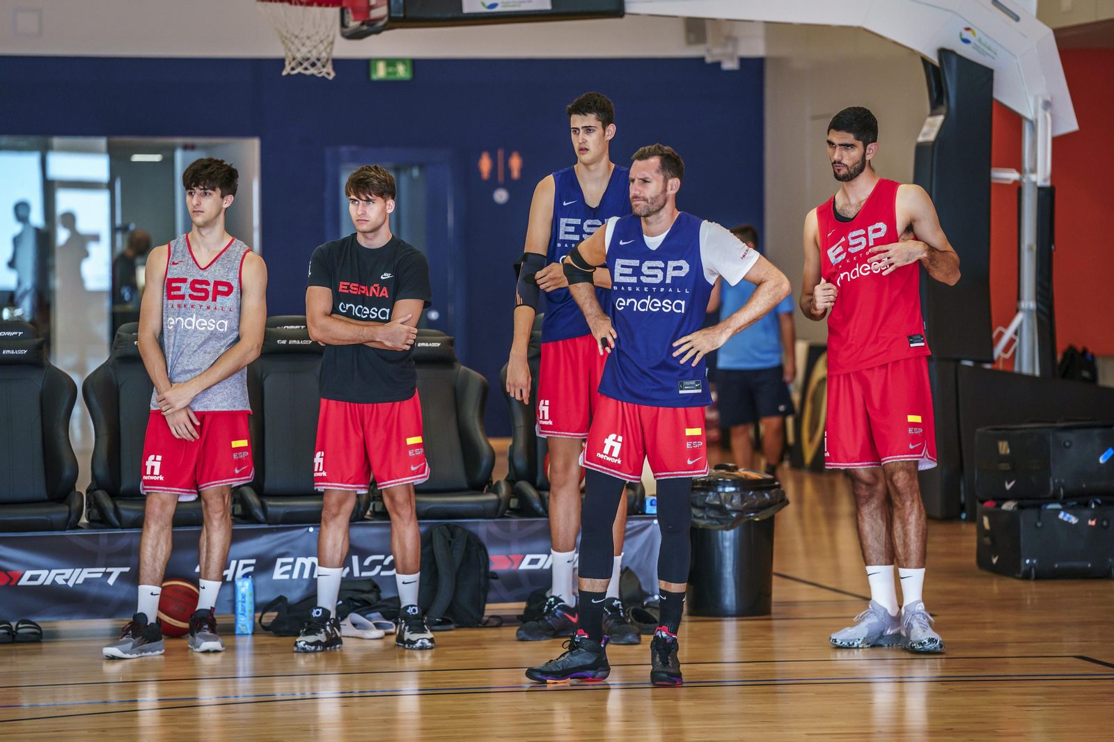 Sesión de la selección española en The Embassy