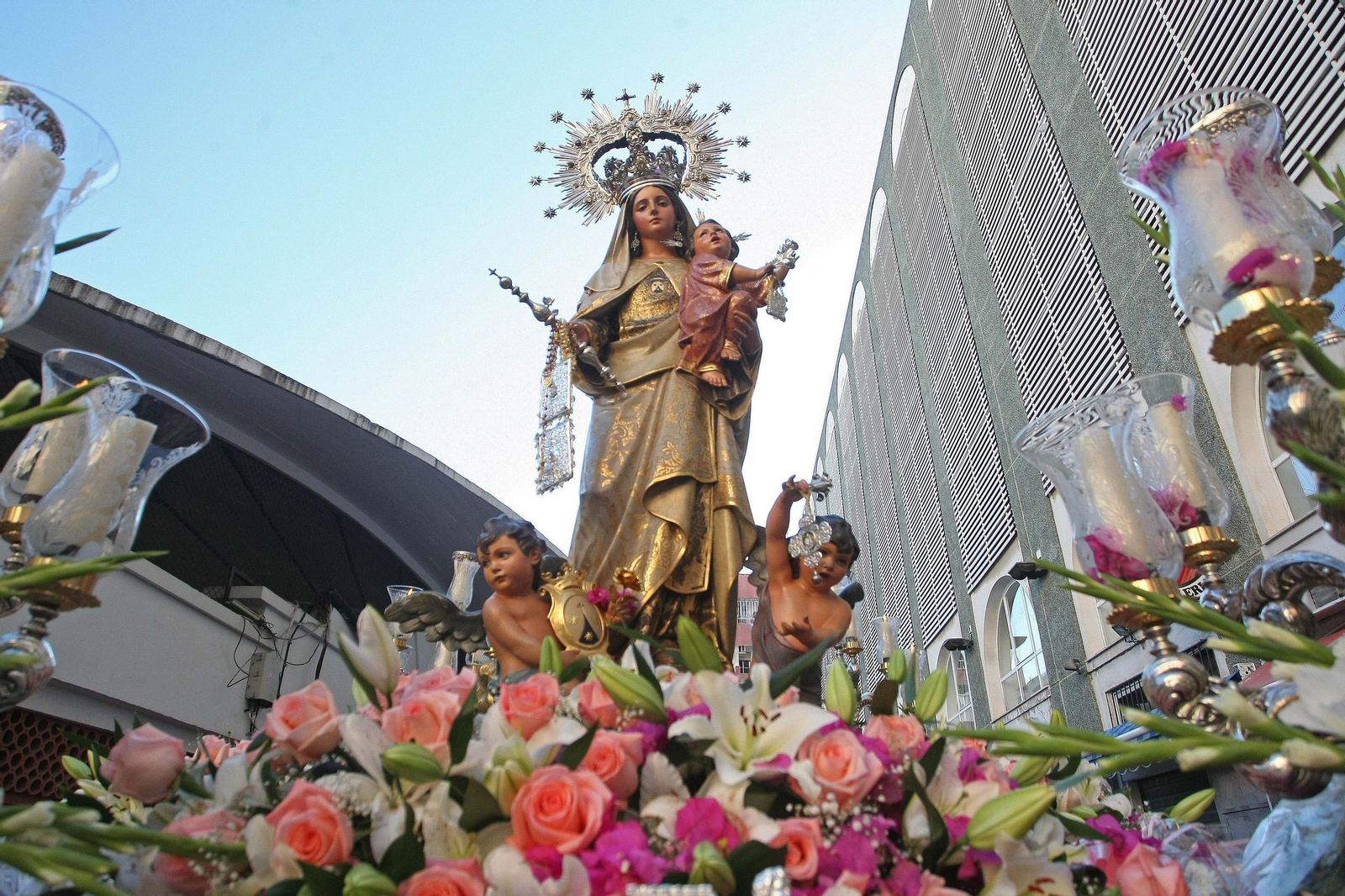 Imágenes de la Virgen del Carmen en Algeciras