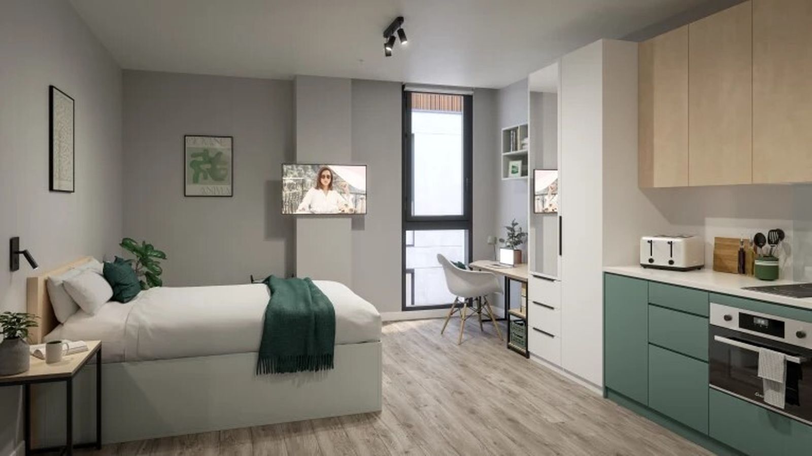 Fotogalería | Palm Studio, la nueva residencia de estudiantes de Sevilla