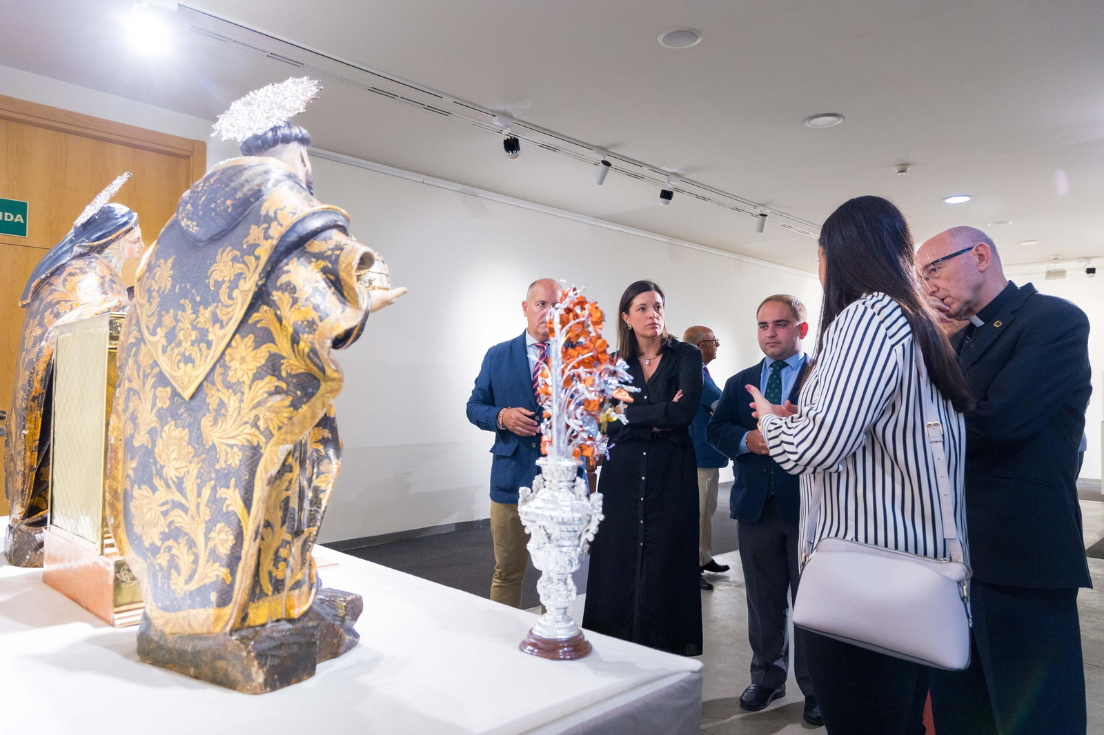 Inauguración de la exposición 'Panis Vitae' por el Corpus de San Fernando