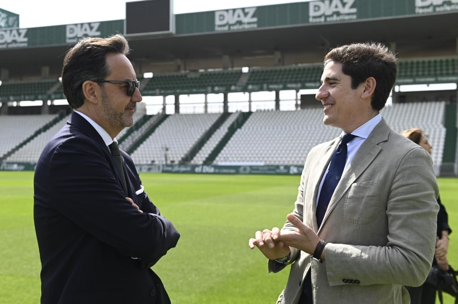 Las imágenes de la presentación del acuerdo entre el Córdoba CF y Silbon