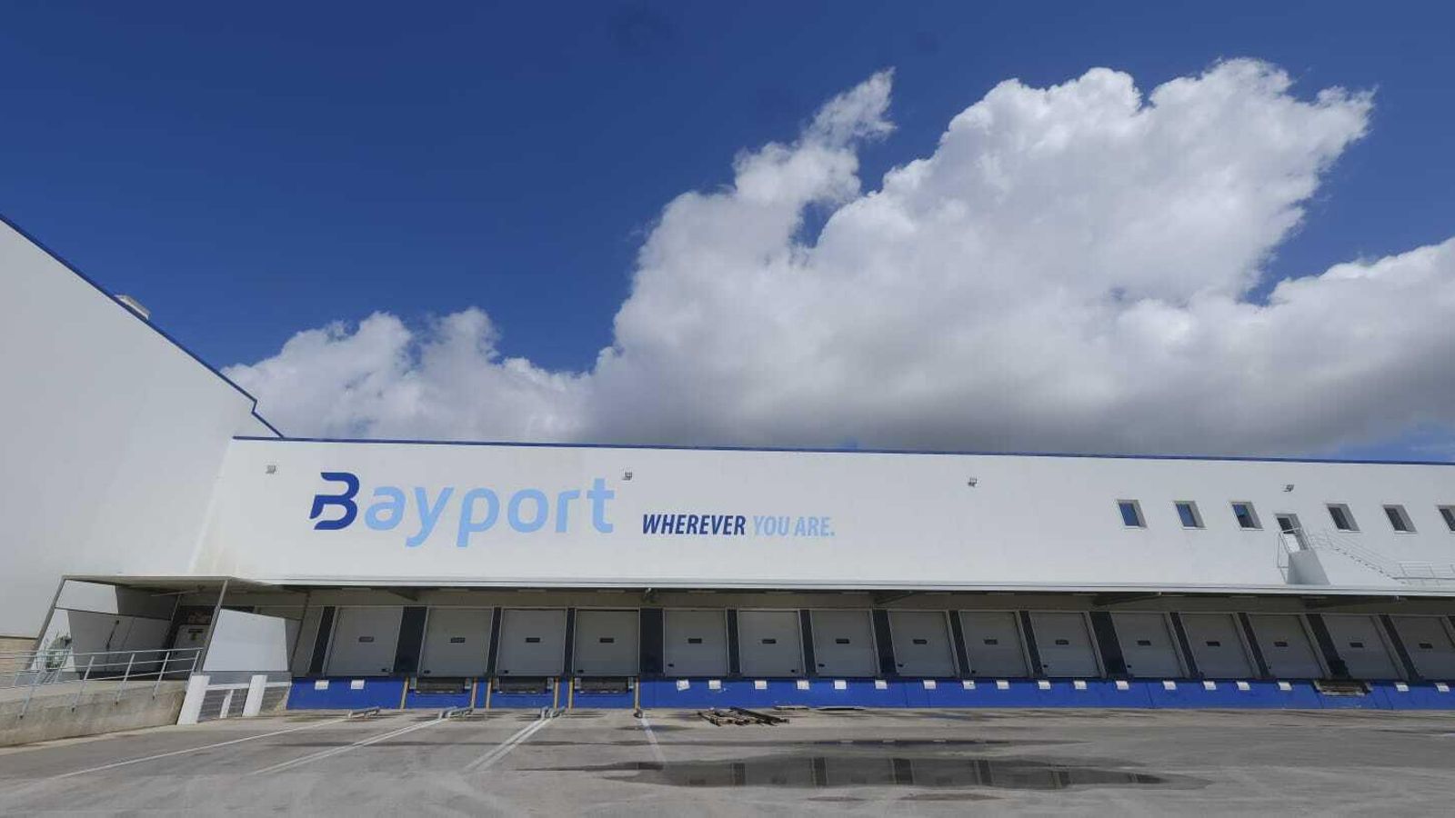 Una imagen del exterior de la empresa.