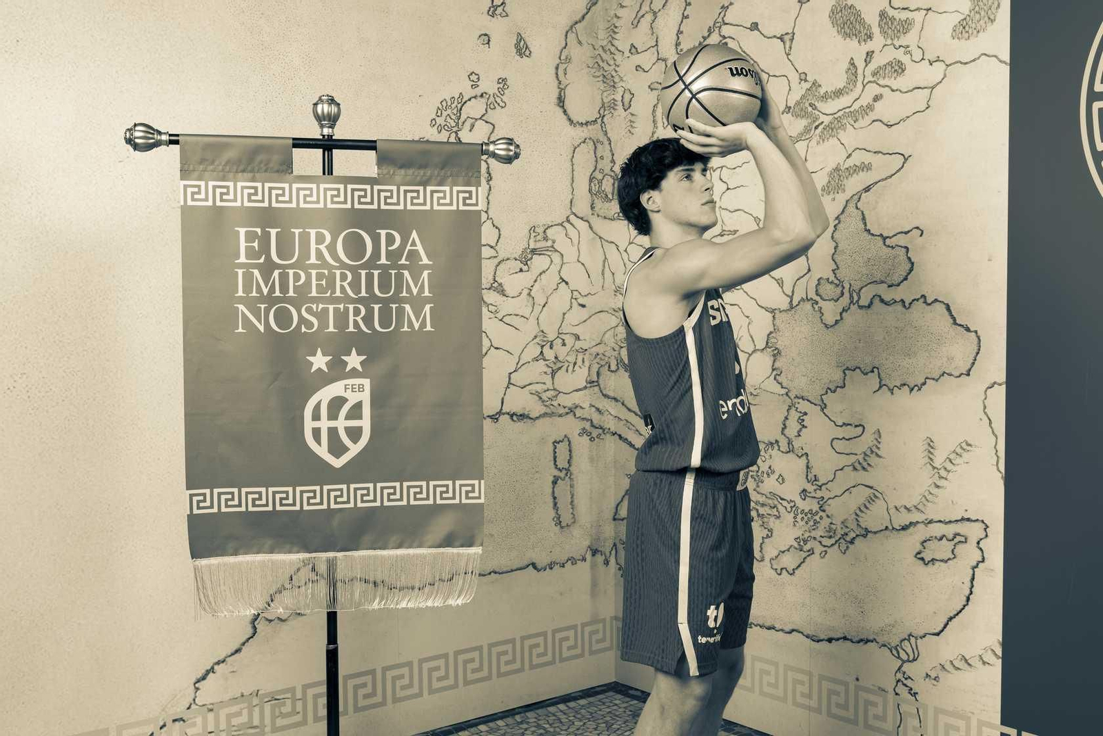 La sesión de fotos oficial de Alberto Díaz y Mario Saint-Supéry con España