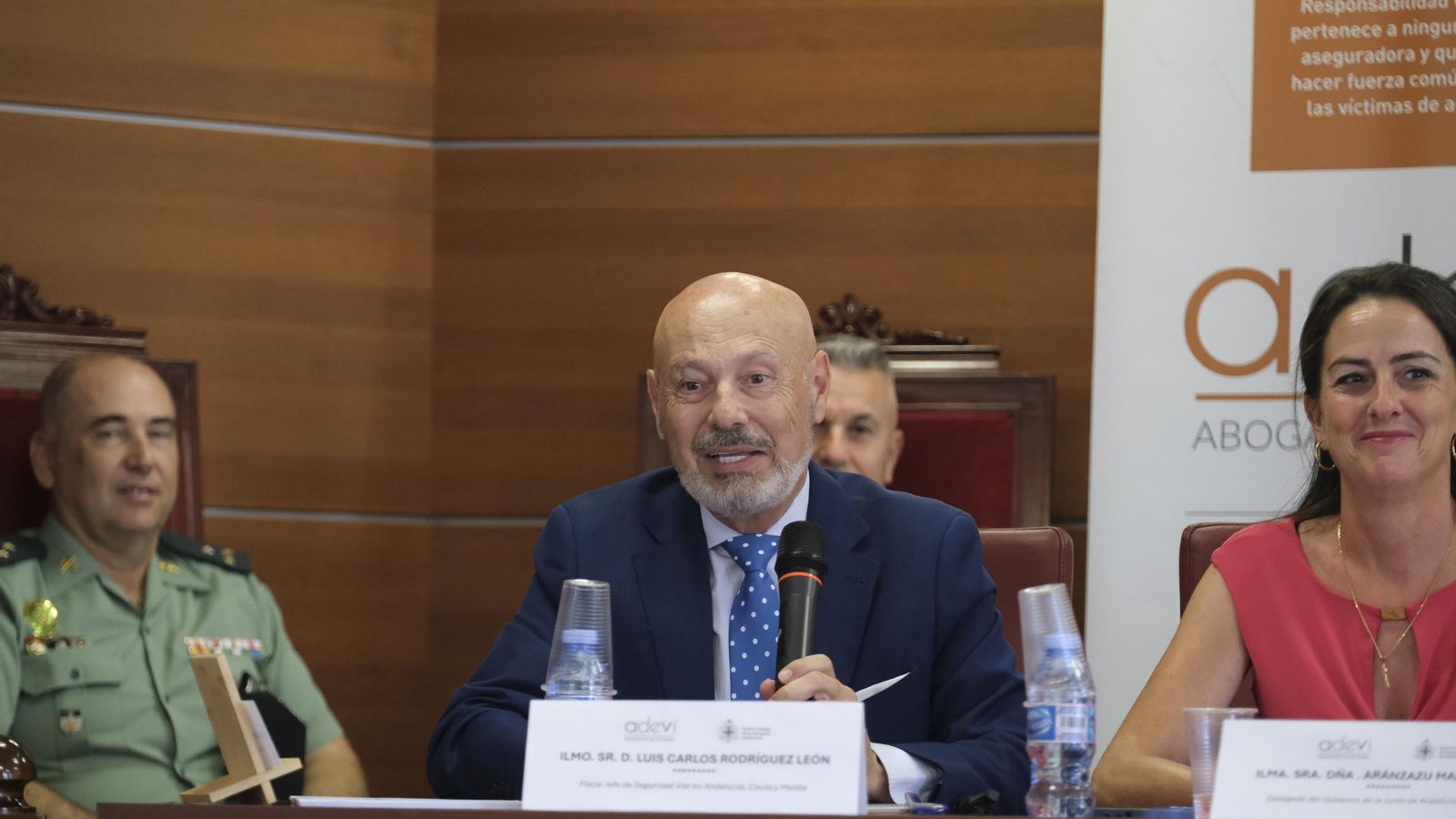 Luis Carlos Rodríguez León en el X Congreso de la ADEVI en el Colegio de la Abogacía de Almería.