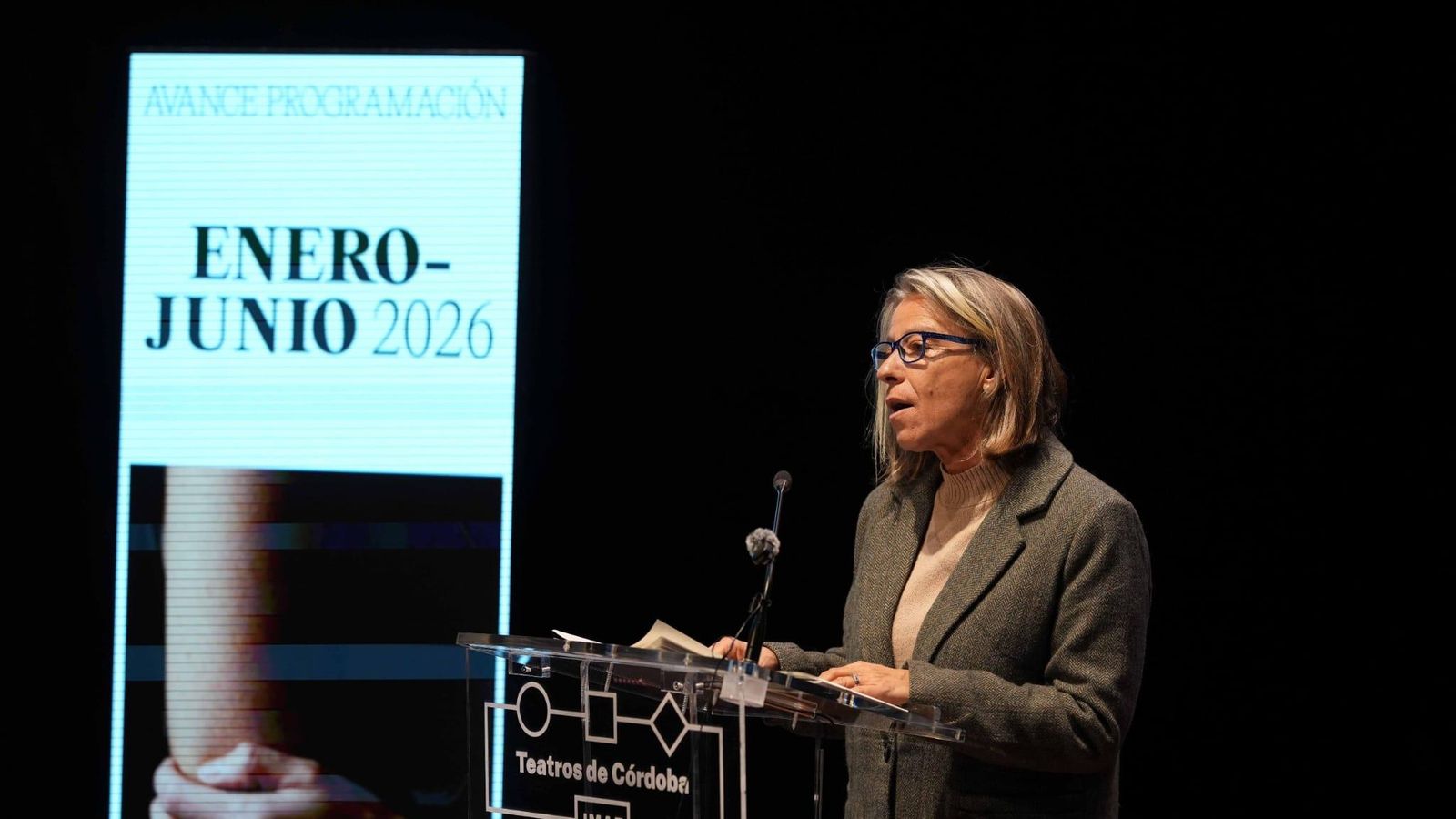 Isabel Albás, en la presentación de la programación.