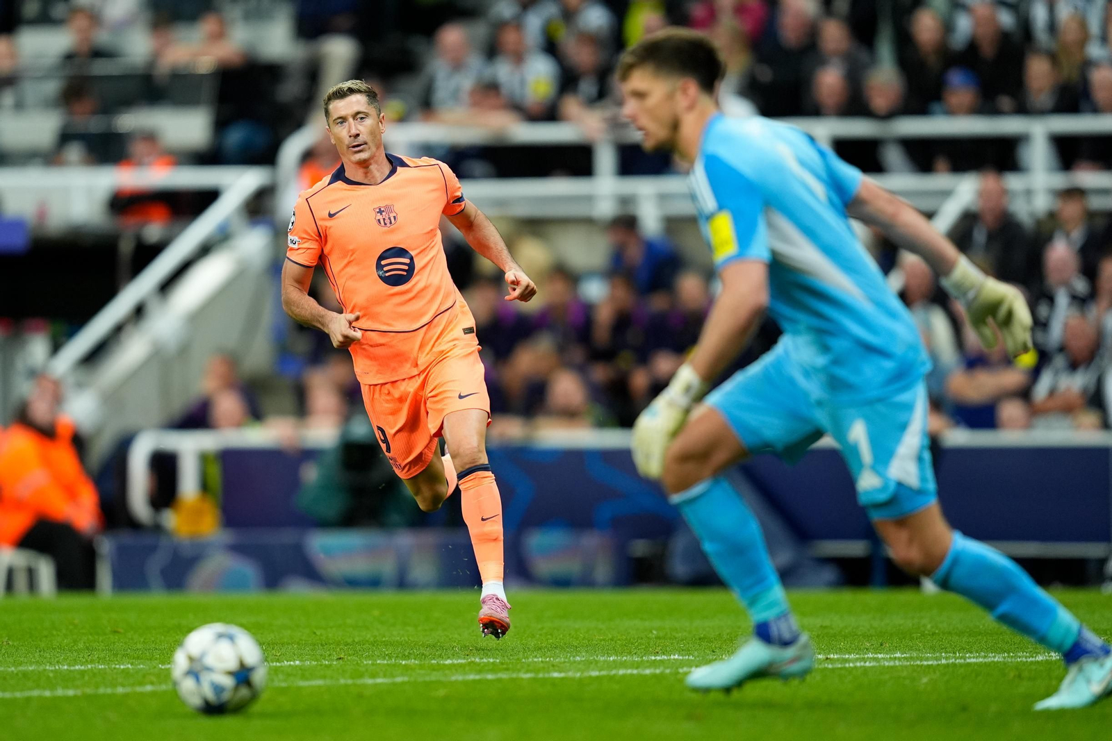 Las fotos del Newcastle-Barcelona