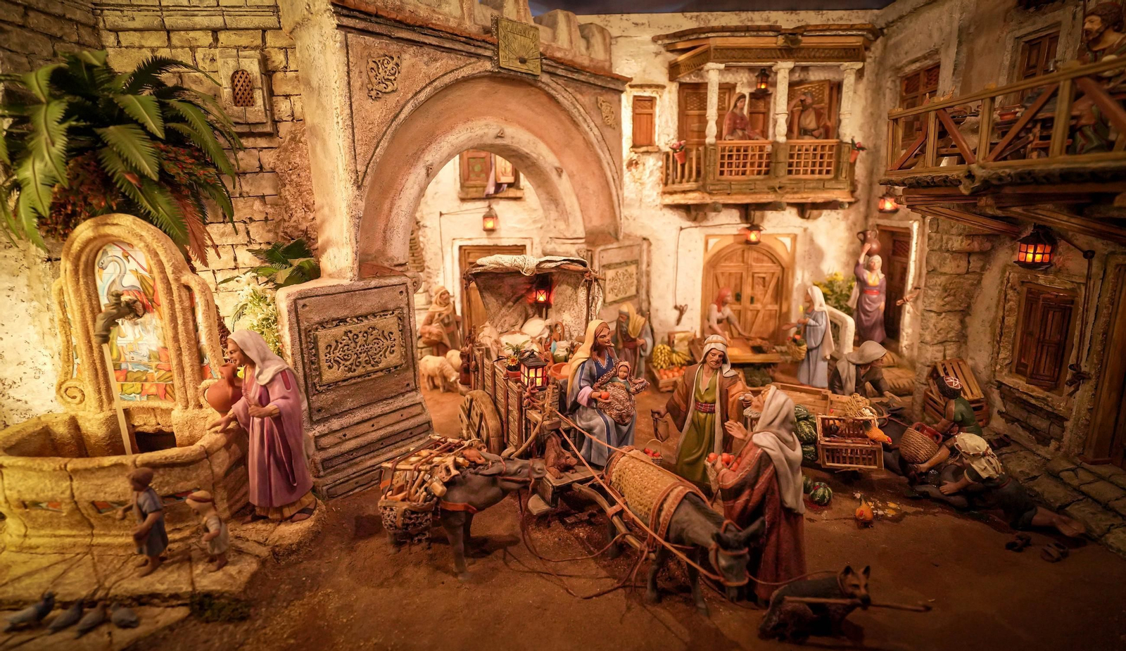 Imágenes de la exposición '50 Navidades montando el Belén' en Jerez