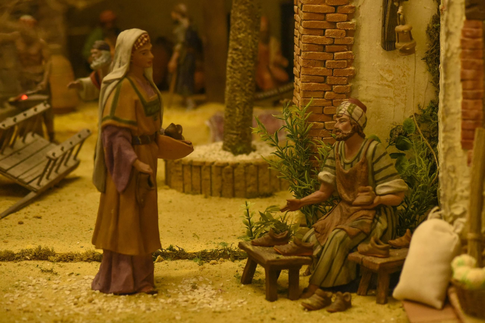 Fotos del belén del Museo Cruz Herrera en La Línea