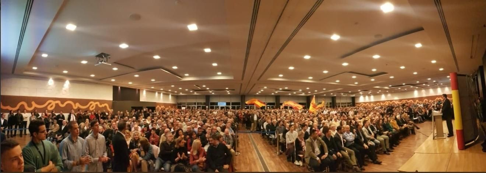 Acto de campaña electoral de Vox en Granada