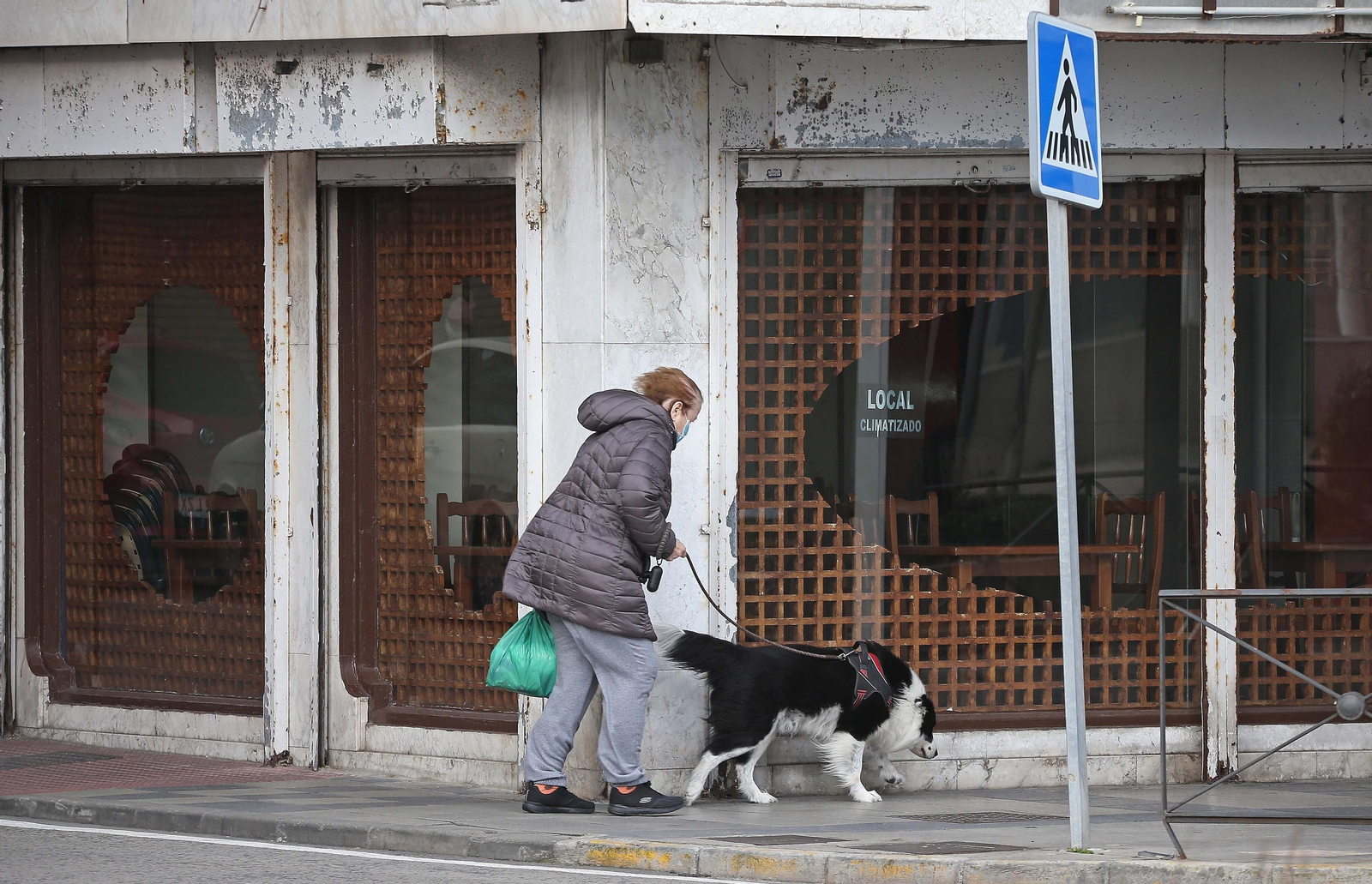 Fotos de los efectos del temporal de viento en Algeciras