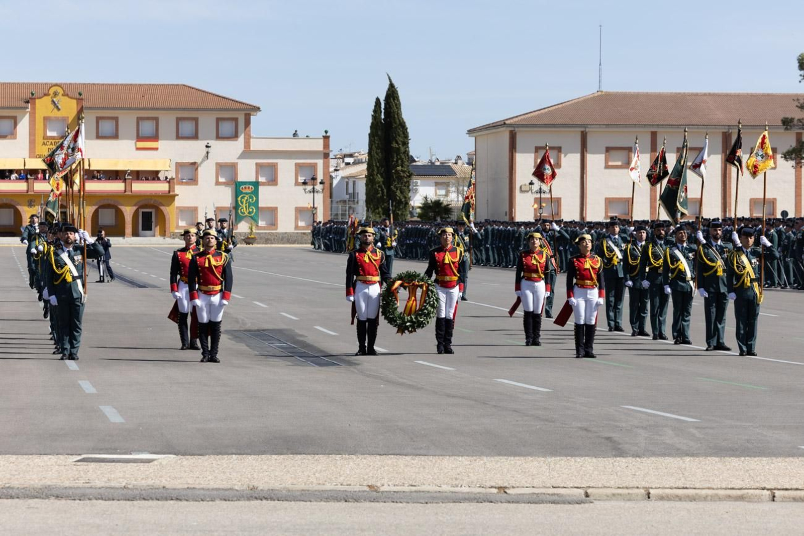 Jura de bandera de la 130ª promoción de guardias civiles de la Academia de Baeza