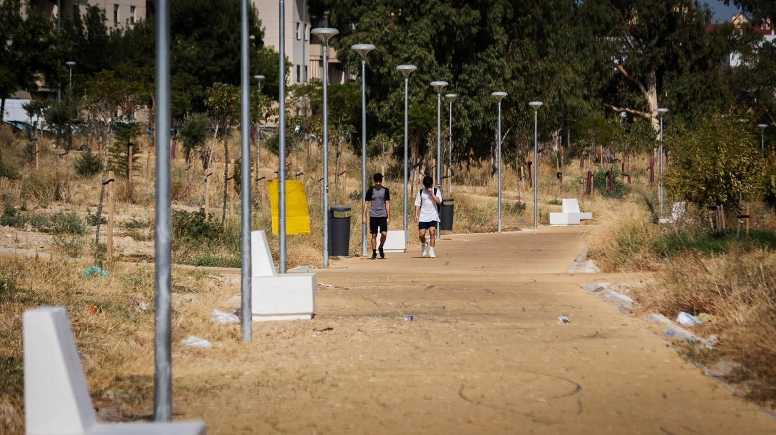 Así está el bosque urbano de La Canaleja en Jerez