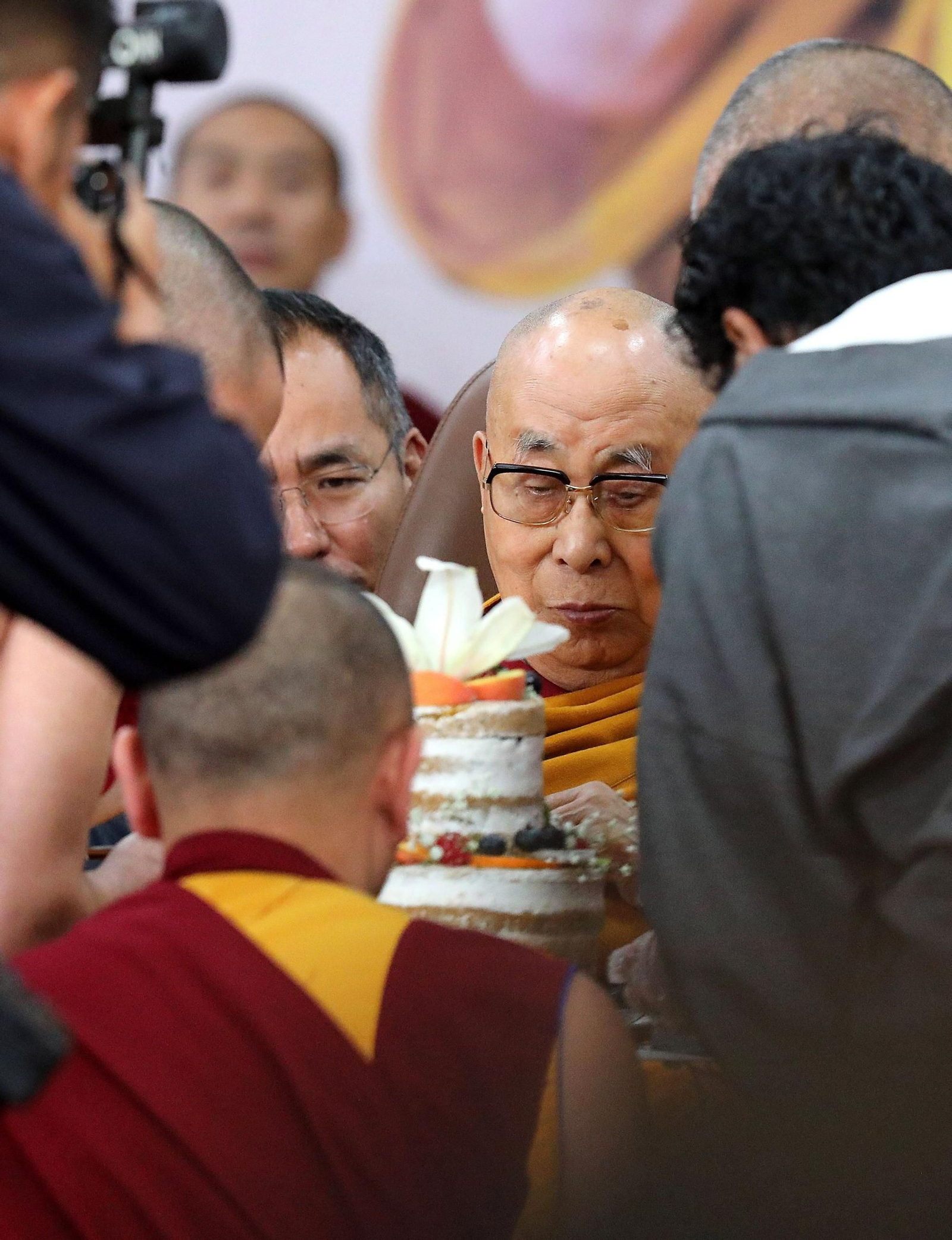 Las imágenes del 90º cumpleaños del dalái lama