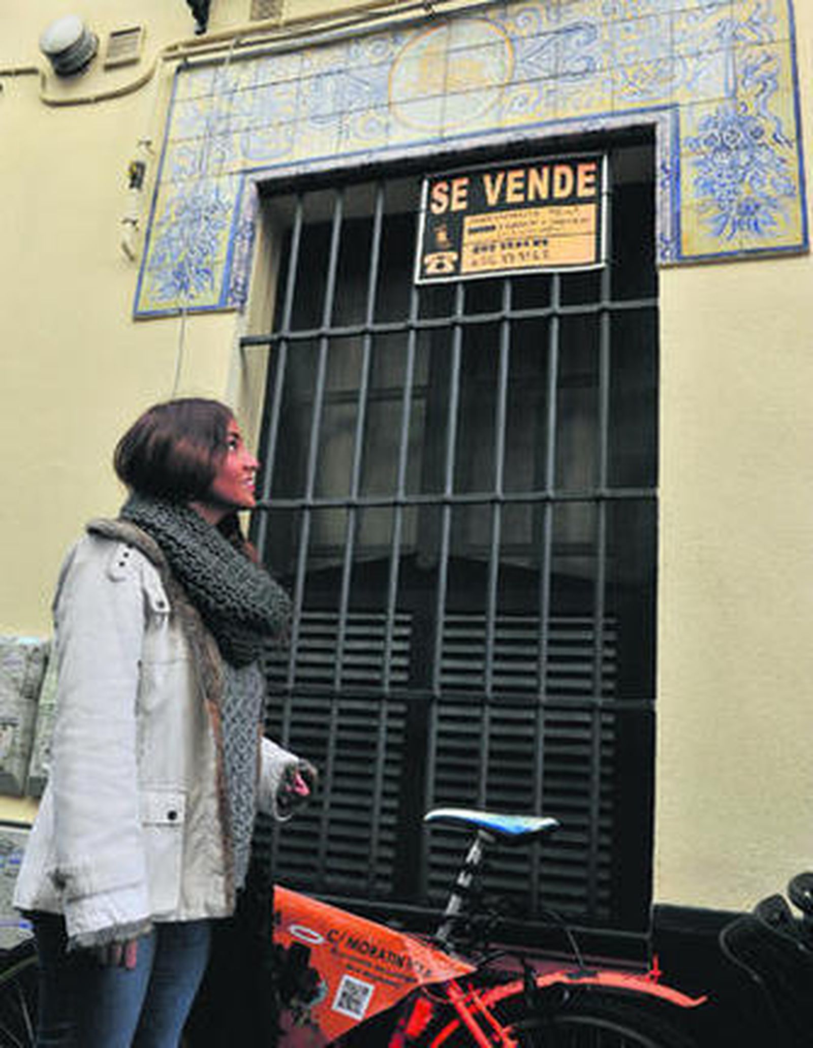 Uno de los inmuebles puestos a la venta en el casco antiguo hispalense.
